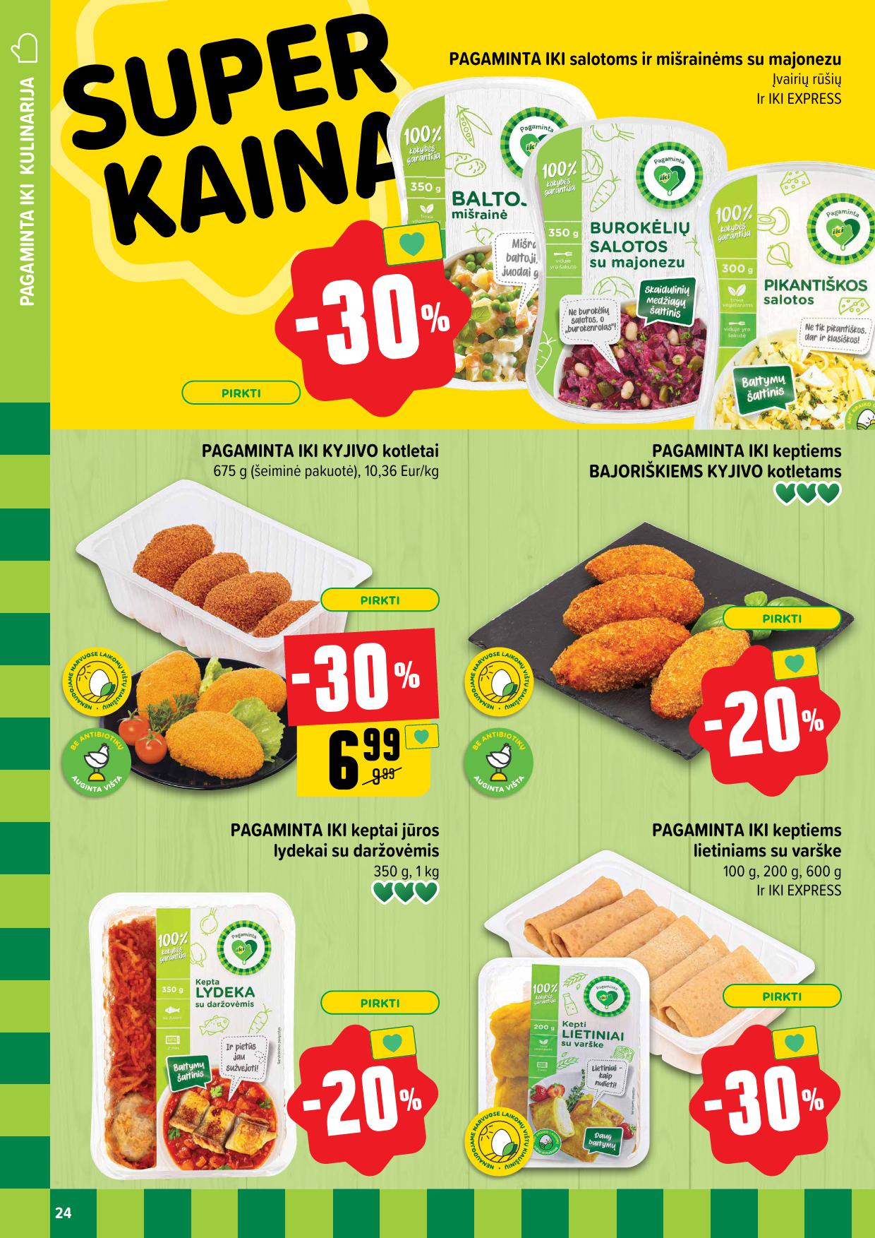 Naujausias IKI kaininis katalogas 2024.03.25 - 2024.03.30