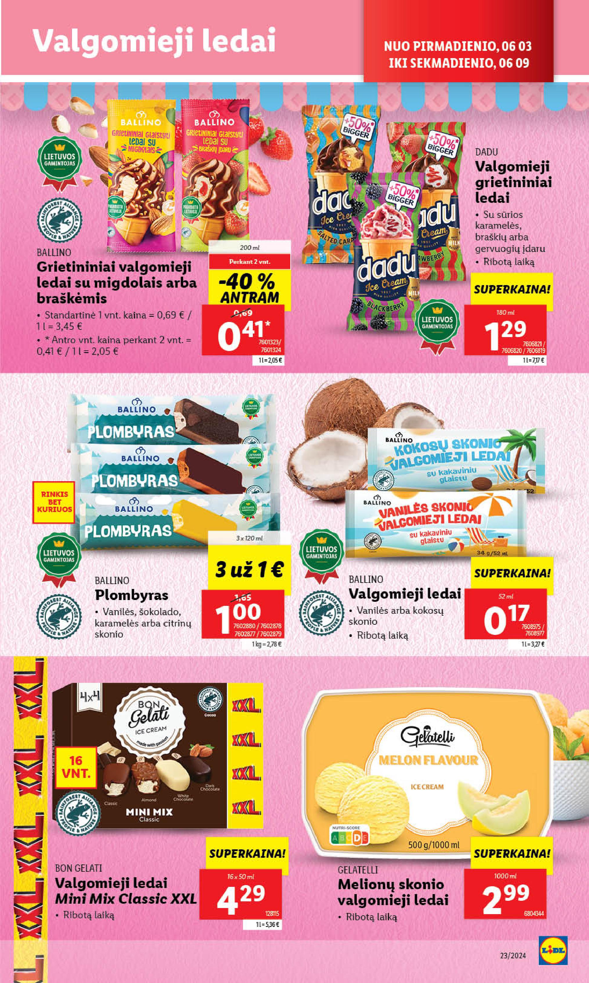 Naujausias LIDL kaininis katalogas 2024.06.03 - 2024.06.09