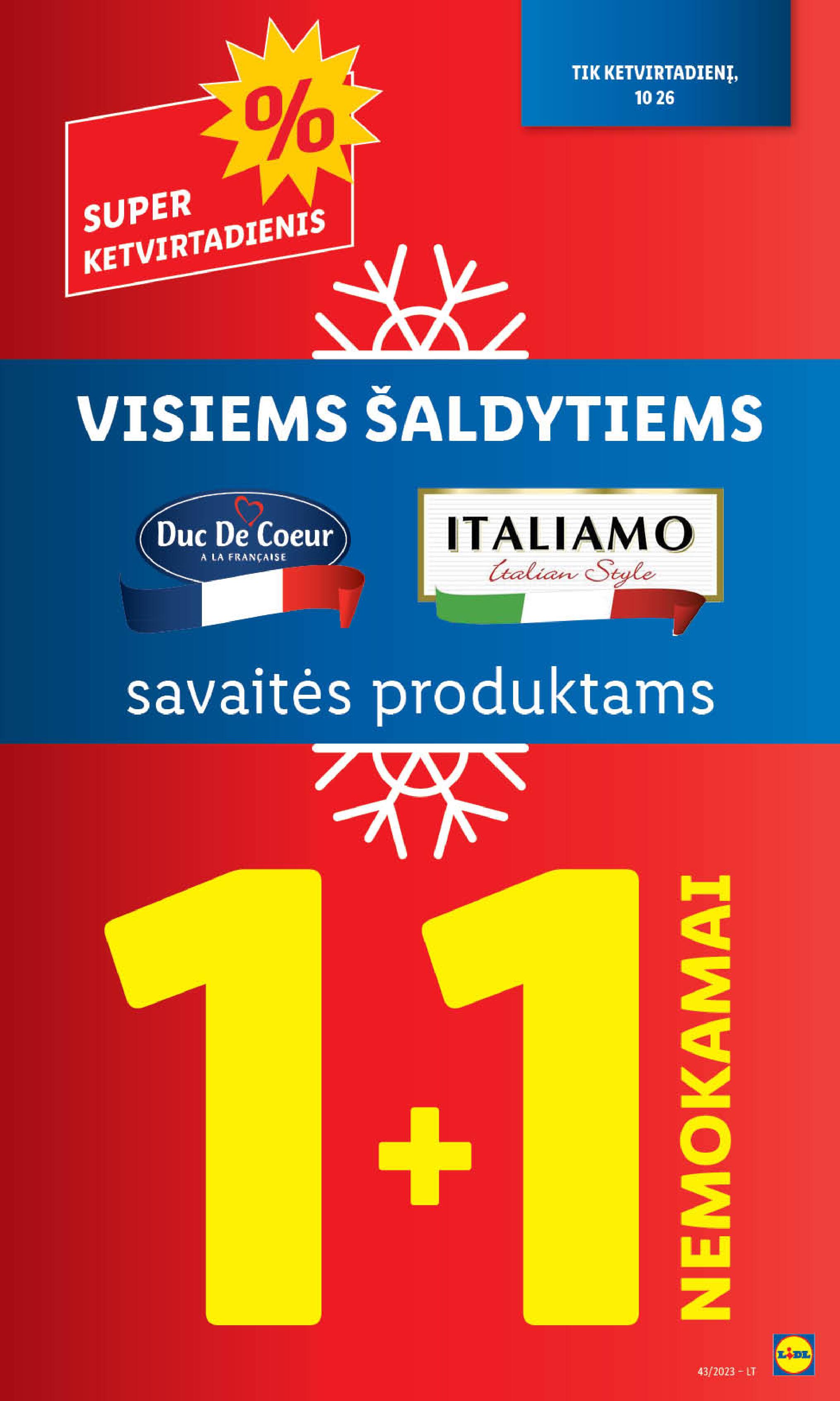 Naujausias LIDL kaininis katalogas 2023.10.23 - 2023.10.29