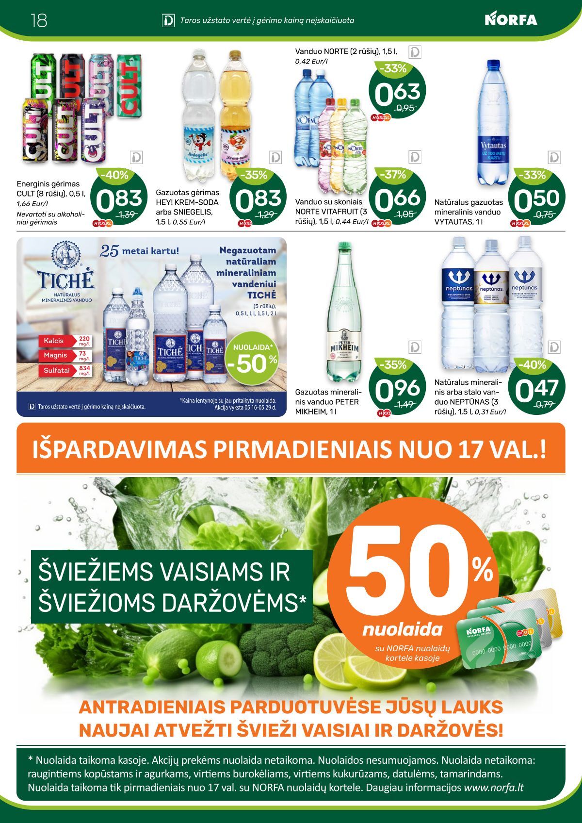 Naujausias NORFA kaininis katalogas 2024.05.16 - 2024.05.29
