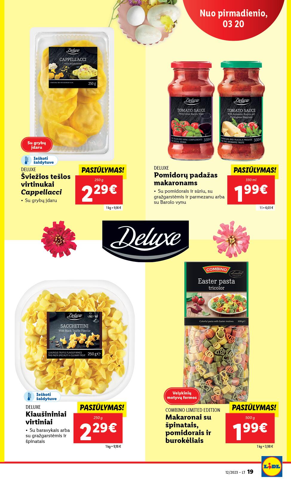 Naujausias LIDL kaininis katalogas 2023.03.20 - 2023.03.26