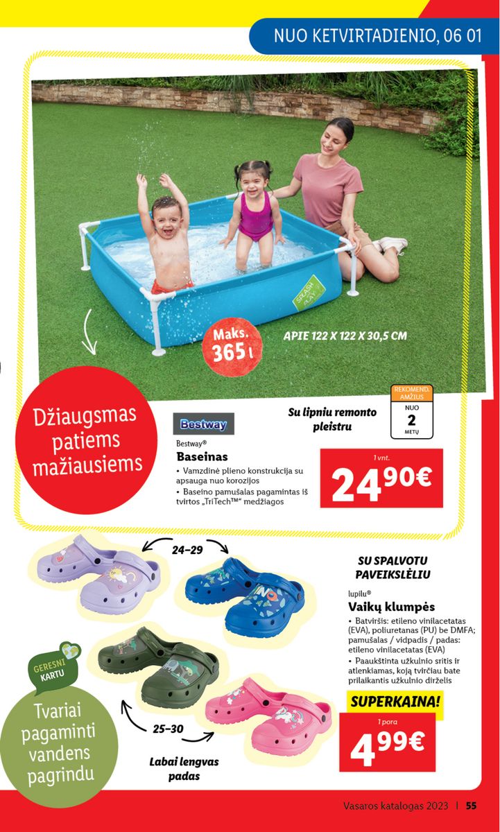 LIDL Vasaros katalogas 2023