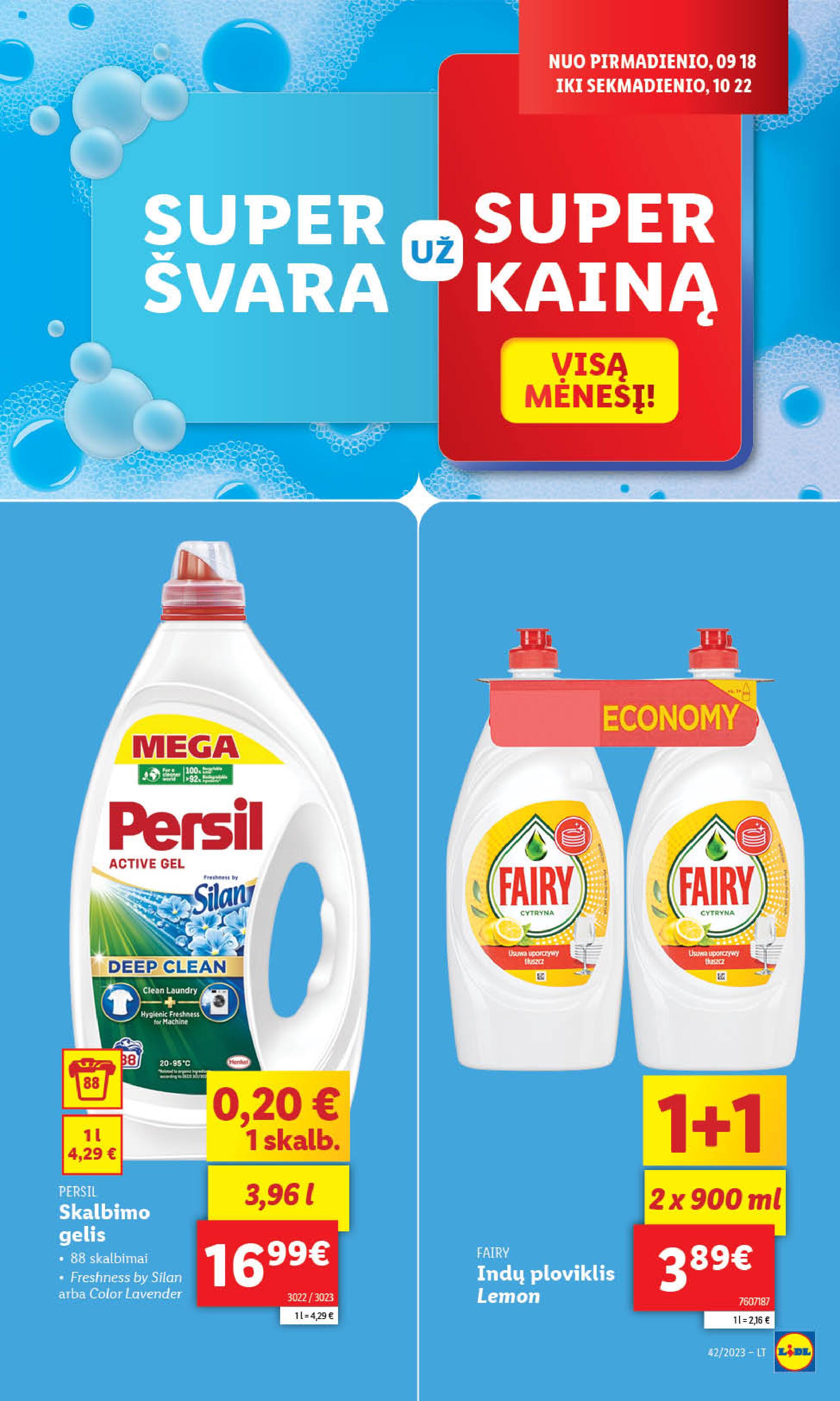 Naujausias LIDL kaininis katalogas 2023.10.16 - 2023.10.22