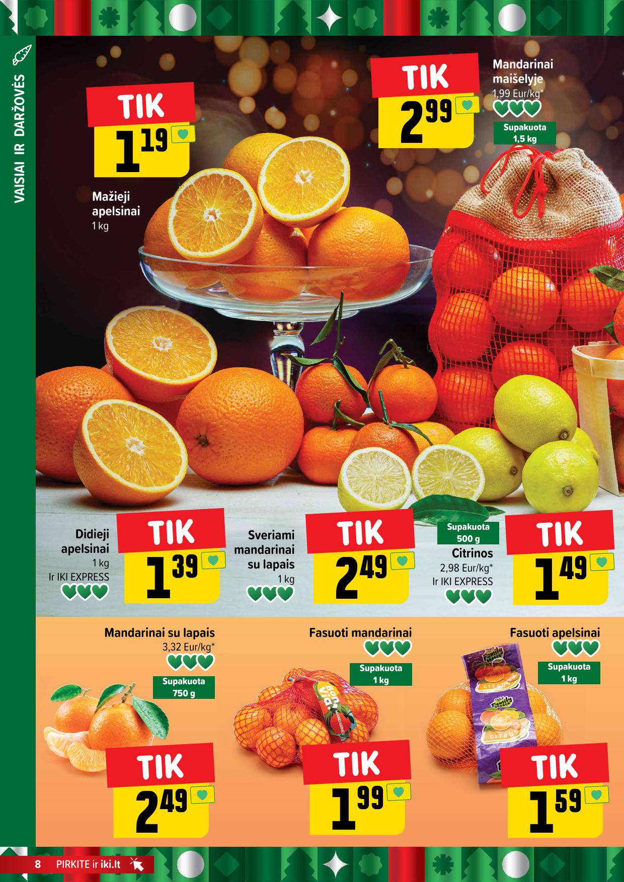 Naujausias IKI kaininis katalogas 2025.12.01 - 2025.12.07