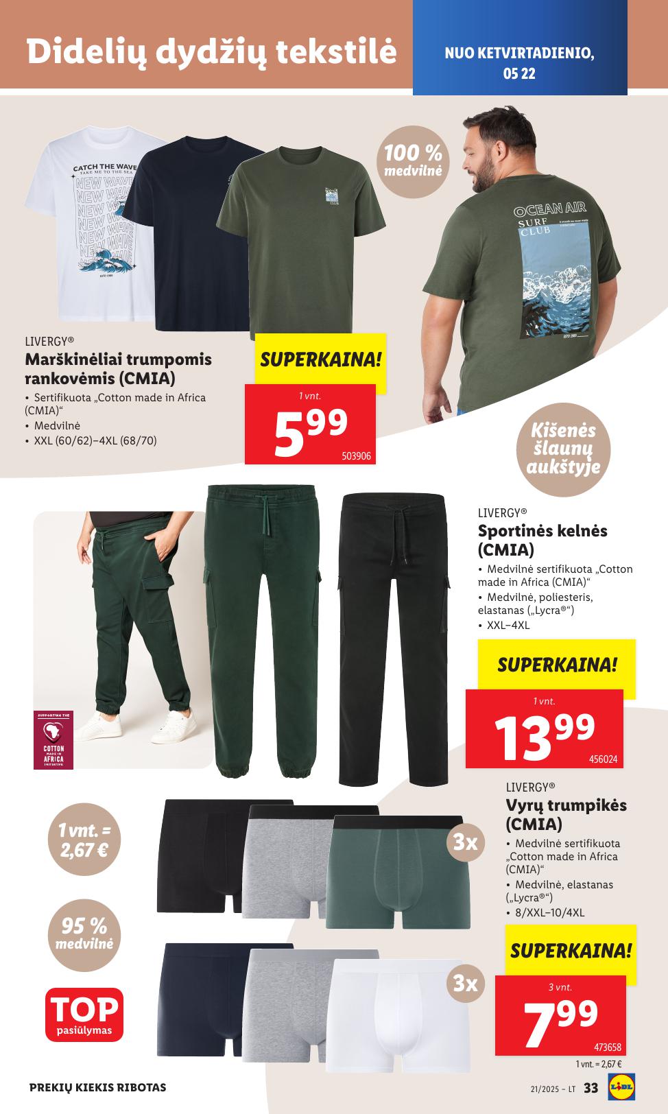 LIDL ne maisto prekių leidinys 2025.05.19 - 2025.05.25