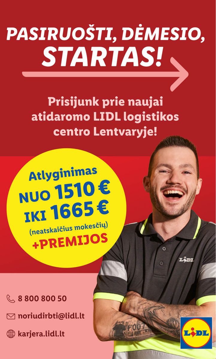 Naujausias LIDL kaininis katalogas 2023.12.26 - 2023.12.31