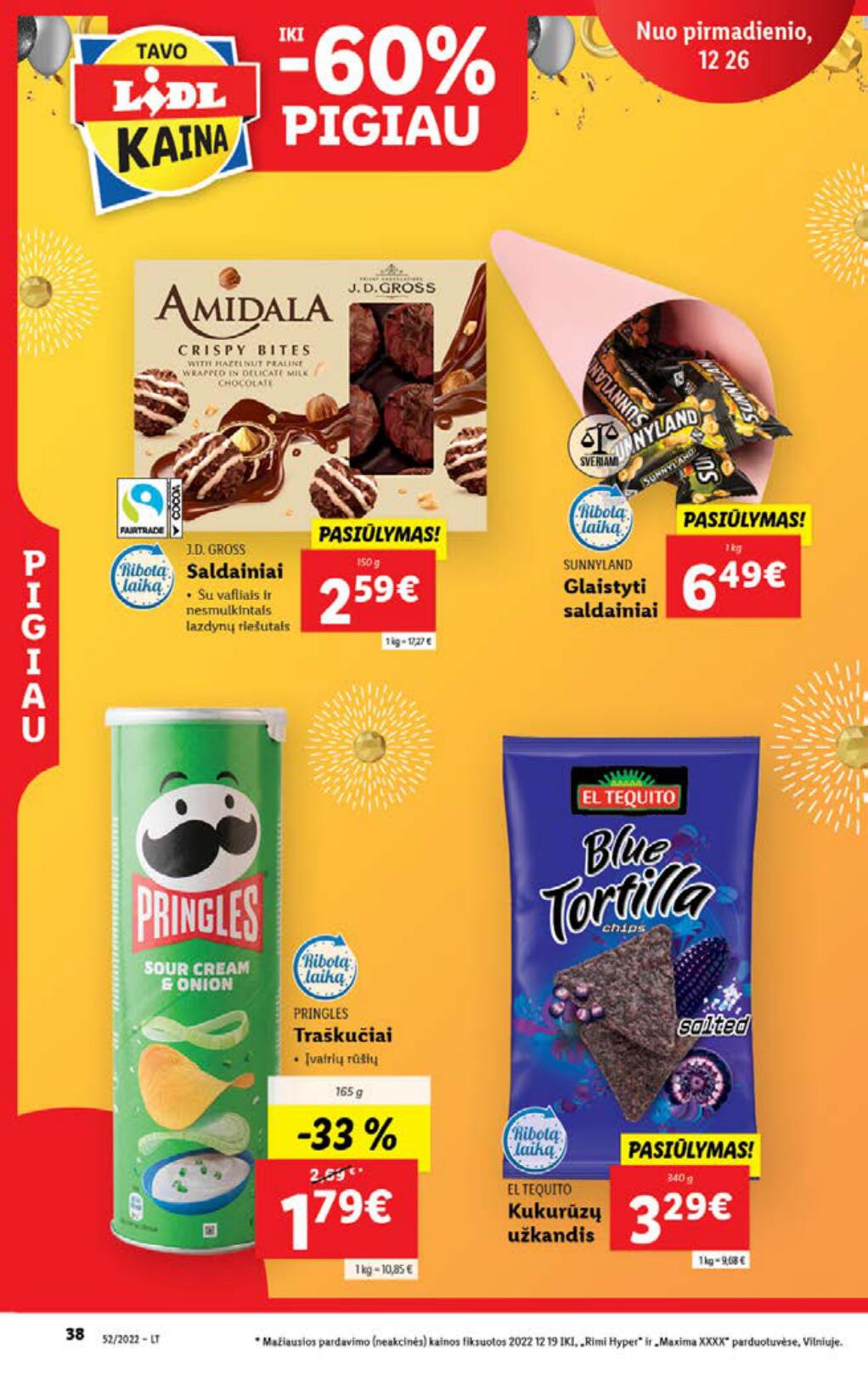 Naujausias LIDL kaininis katalogas 2022.12.26 - 2023.01.01