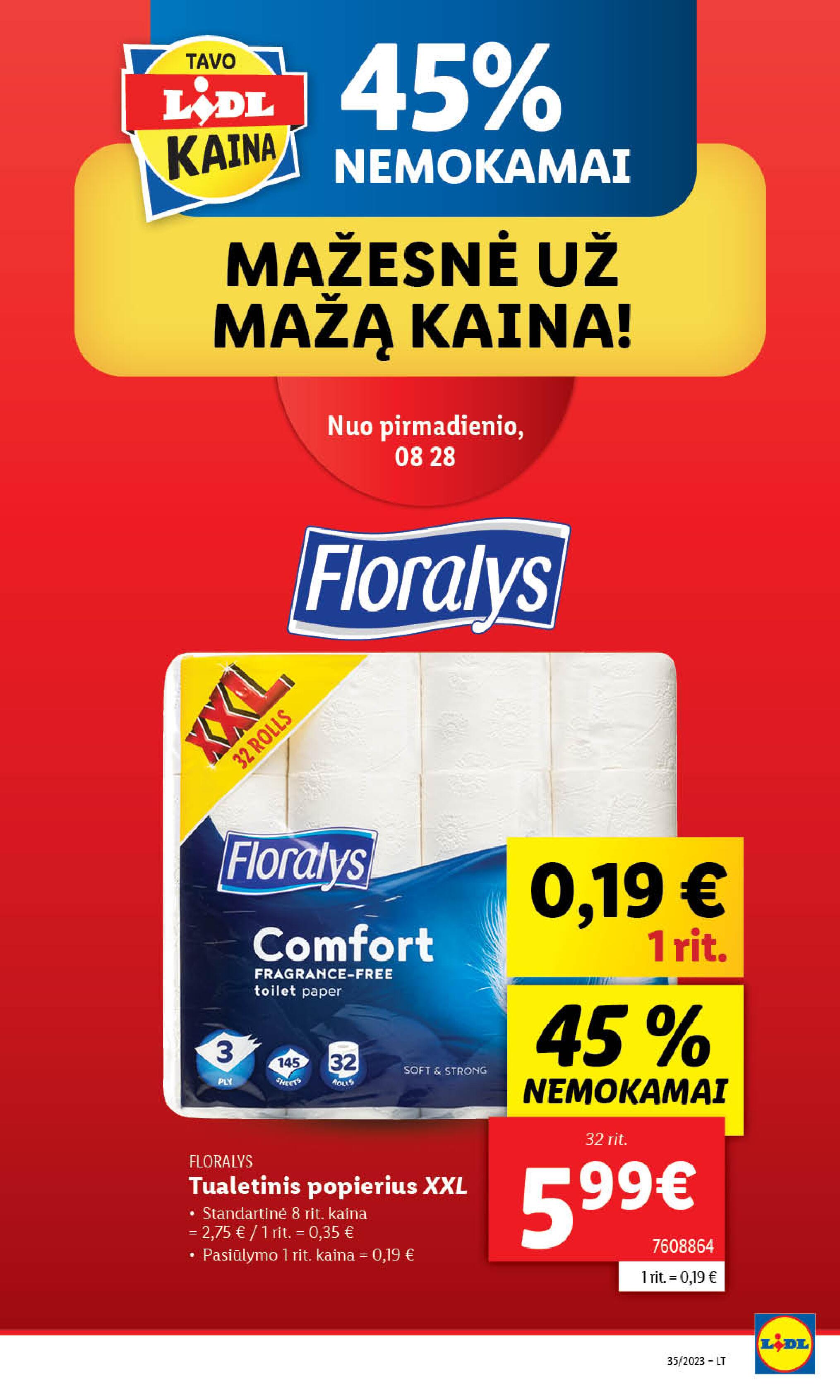 Naujausias LIDL kaininis katalogas 2023.08.28 - 2023.09.03