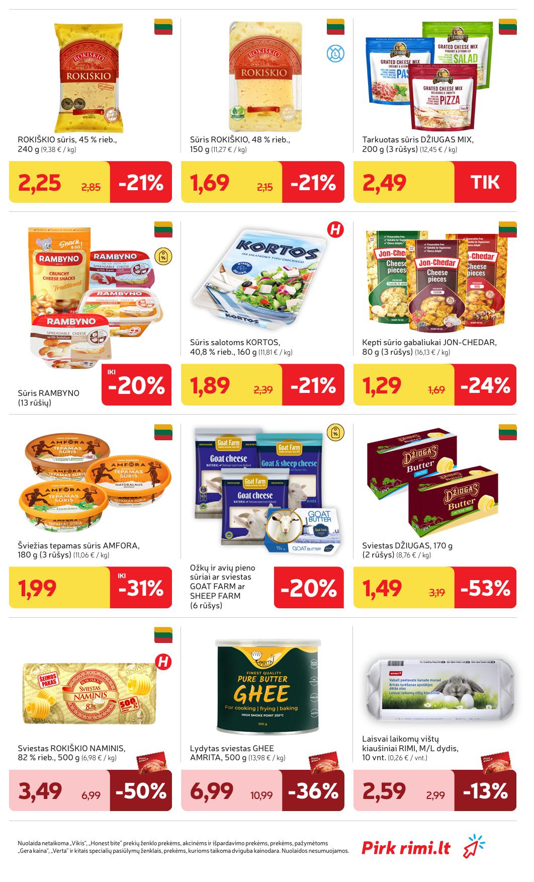 Naujausias RIMI kaininis katalogas 2026.03.17 - 2026.03.23