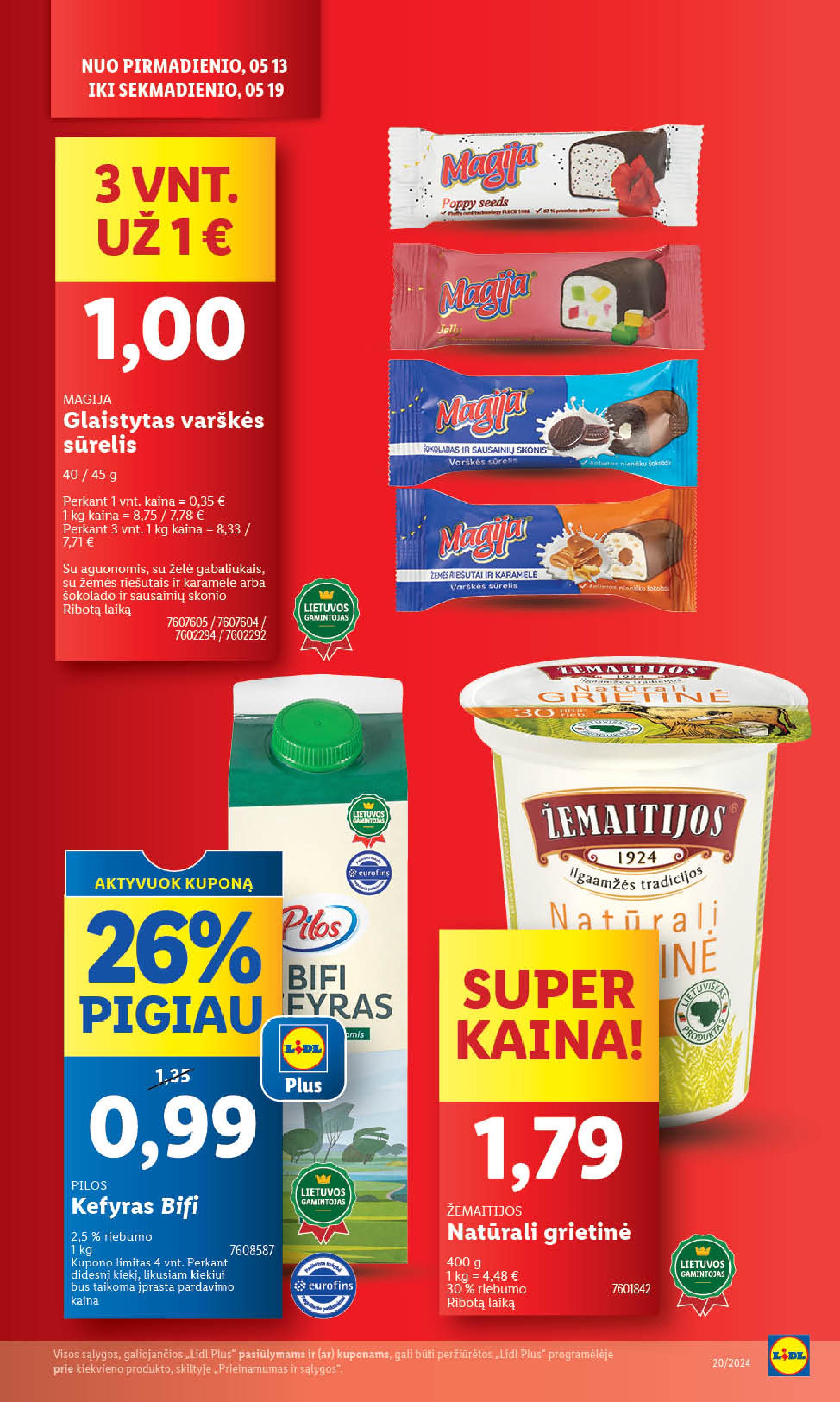 Naujausias LIDL kaininis katalogas 2024.05.13 - 2024.05.19