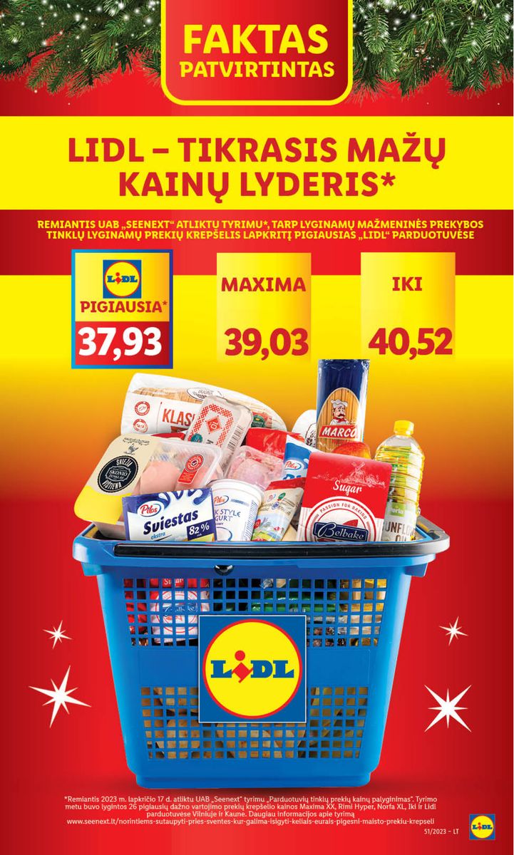 Naujausias LIDL kaininis katalogas 2023.12.18 - 2023.12.24