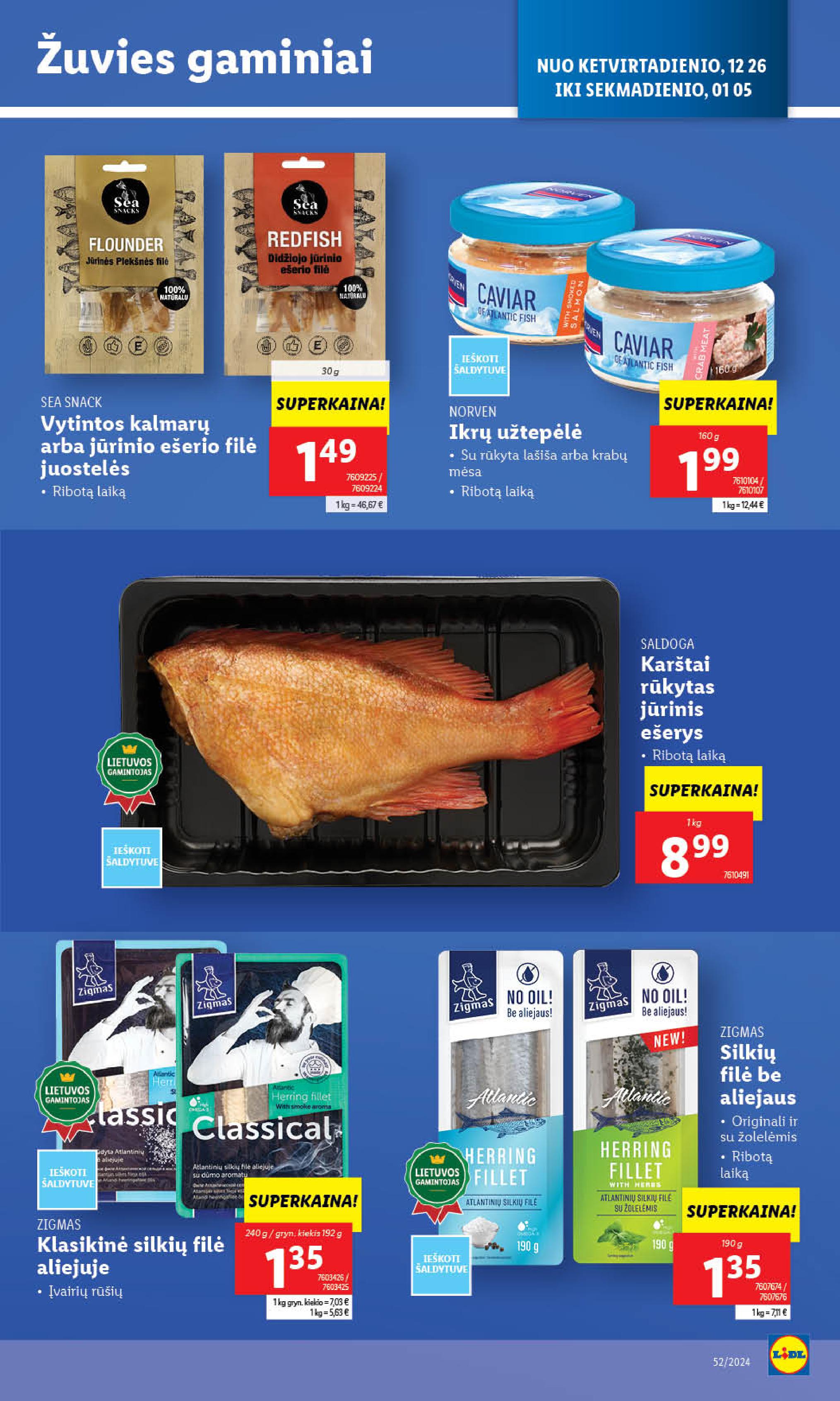 Naujausias LIDL kaininis katalogas 2024.12.26 - 2024.12.31
