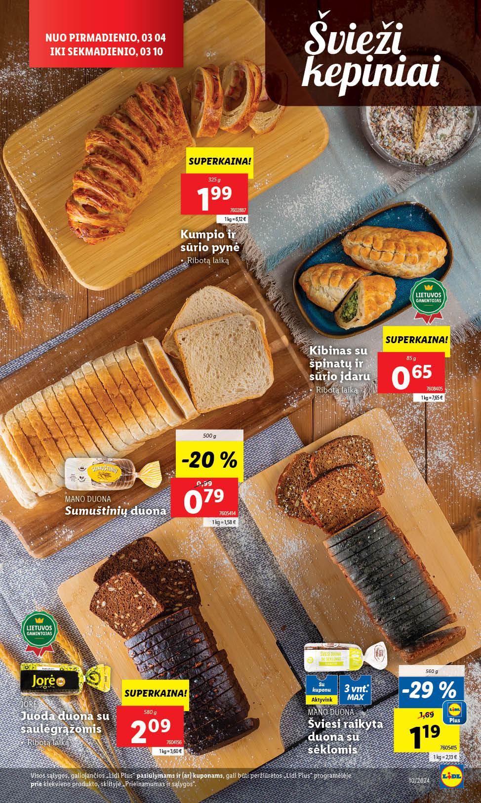 Naujausias LIDL kaininis katalogas 2024.03.04 - 2024.03.10