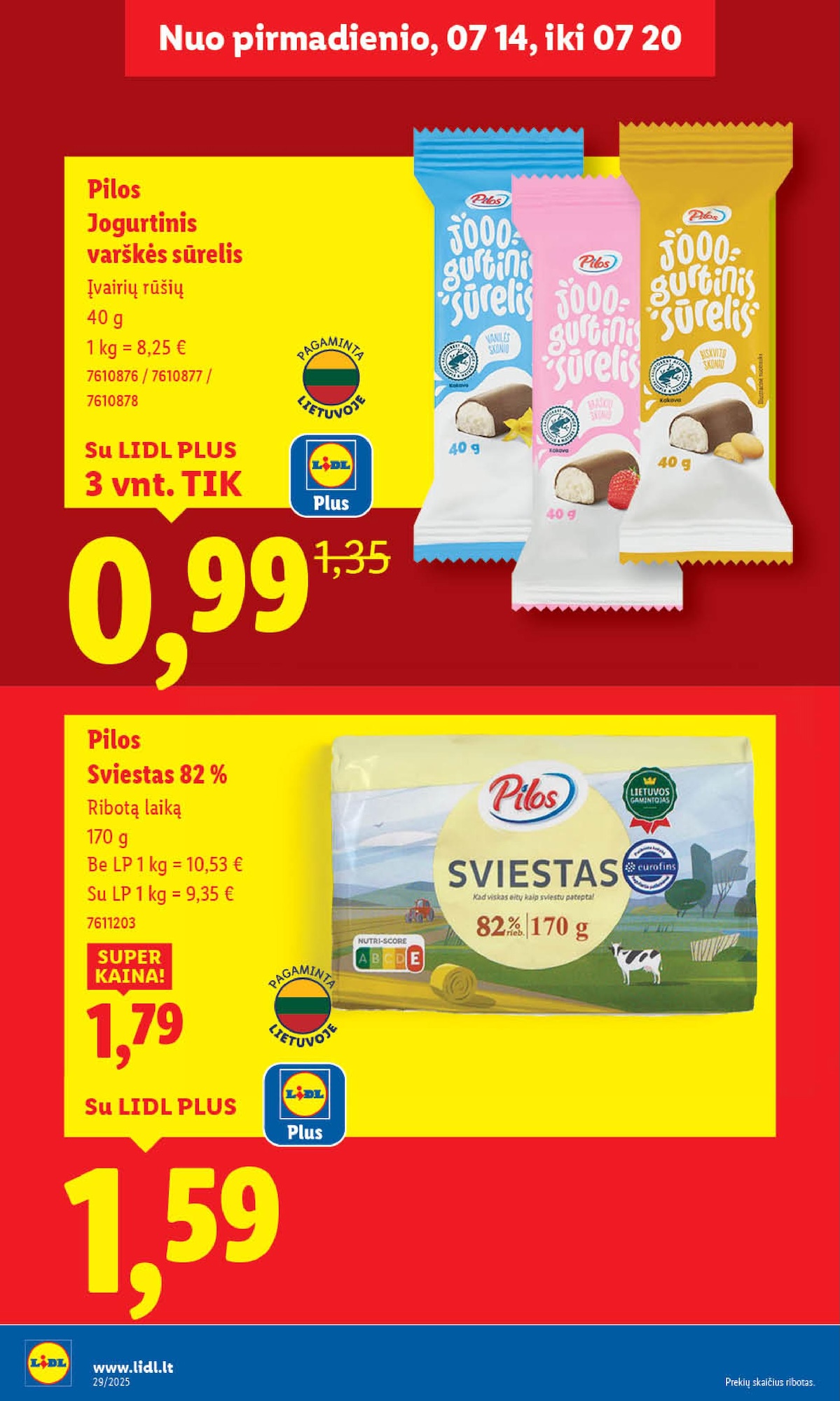 Naujausias LIDL kaininis katalogas 2025.07.14 - 2025.07.20