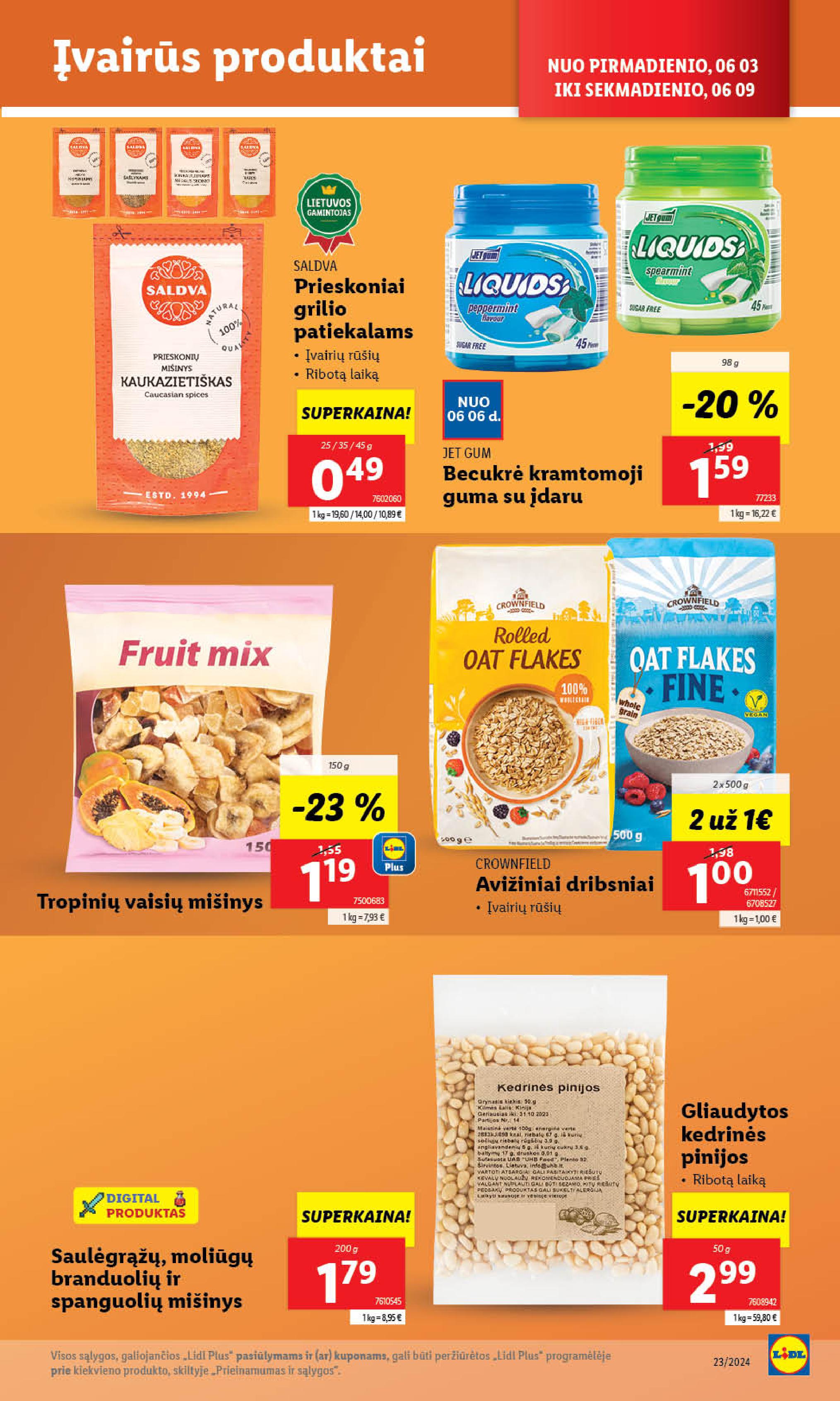 Naujausias LIDL kaininis katalogas 2024.06.03 - 2024.06.09