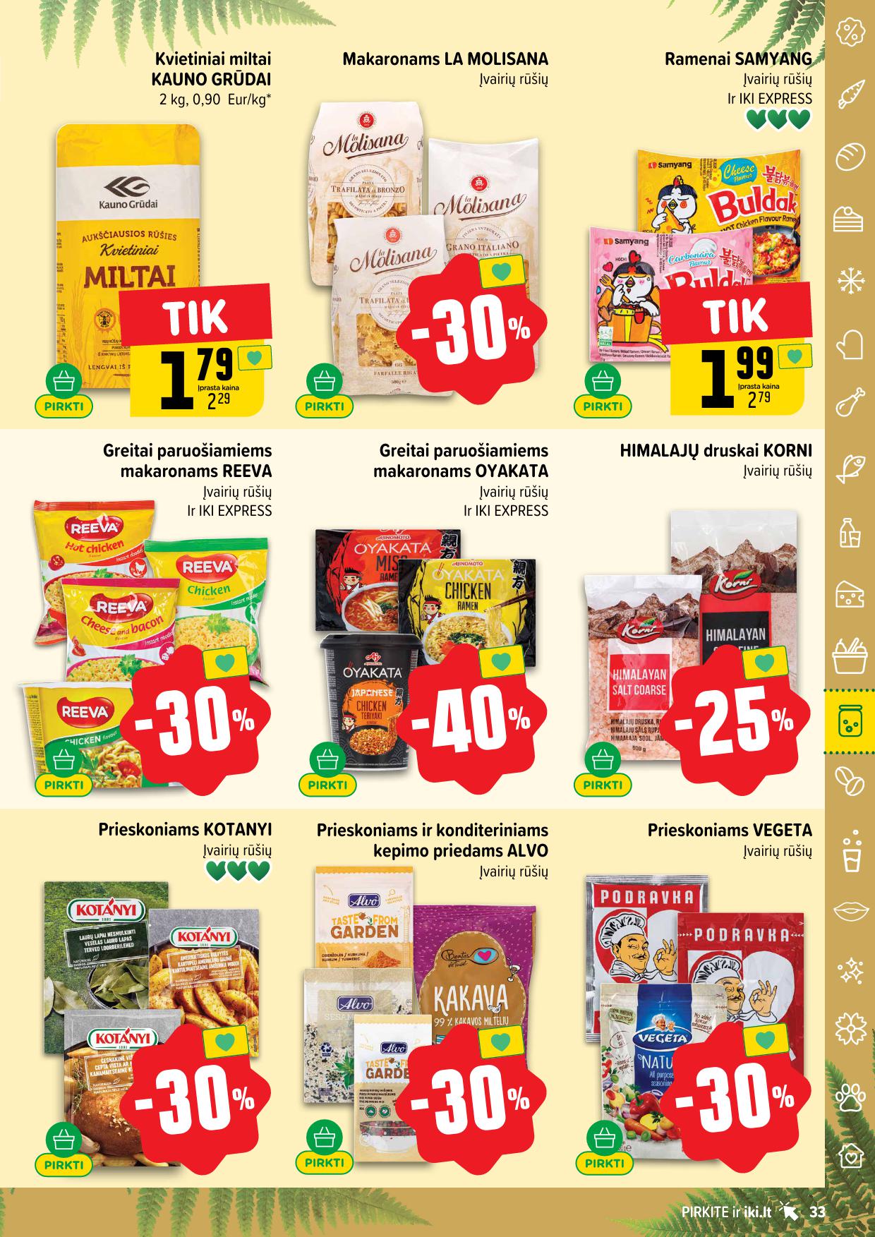 IKI SAVAITĖLĖ akcijų ir nuolaidų leidinys Nr.26 2025.06.23 - 2025.06.29