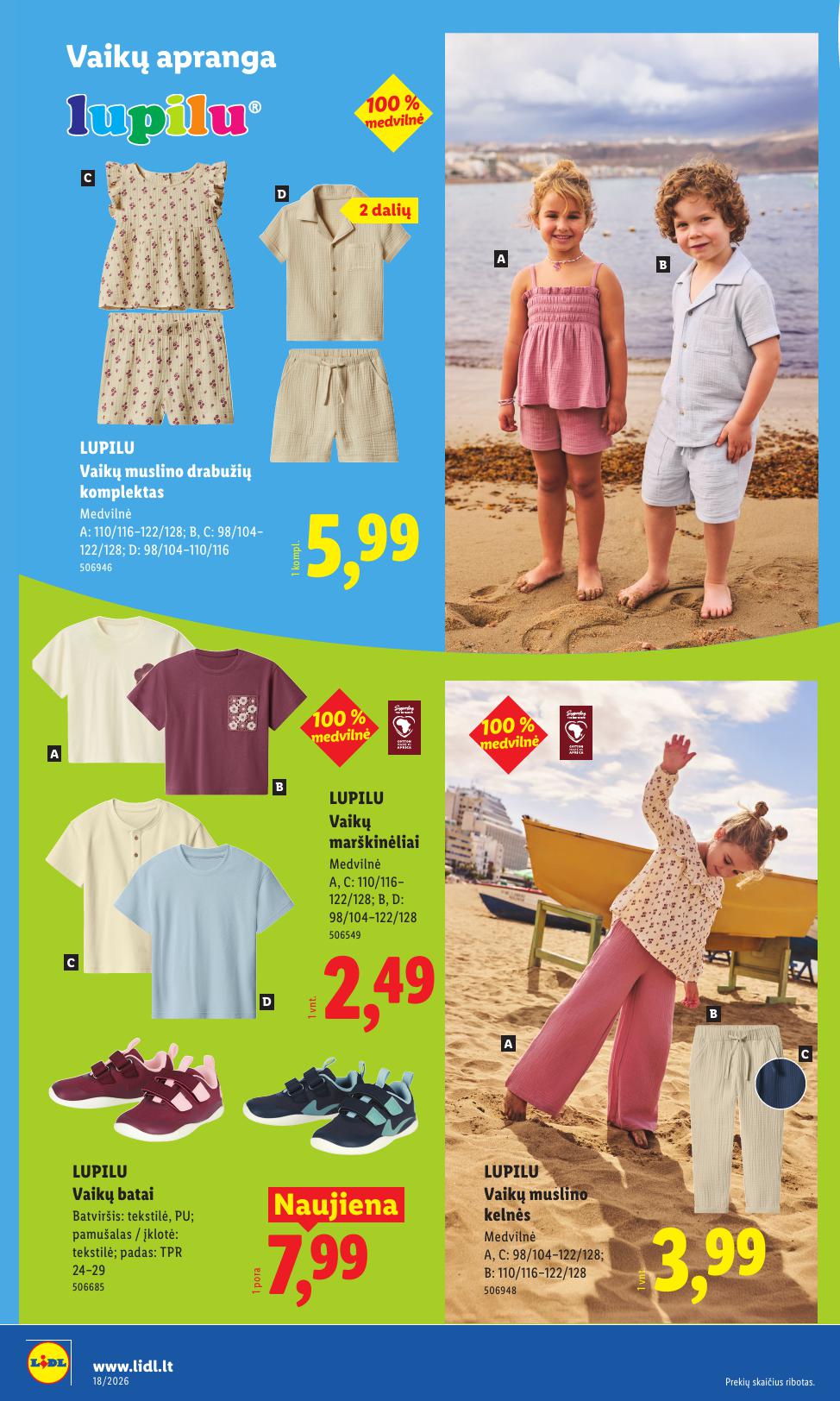 LIDL ne maisto prekių leidinys 2026.04.27 - 2026.05.03