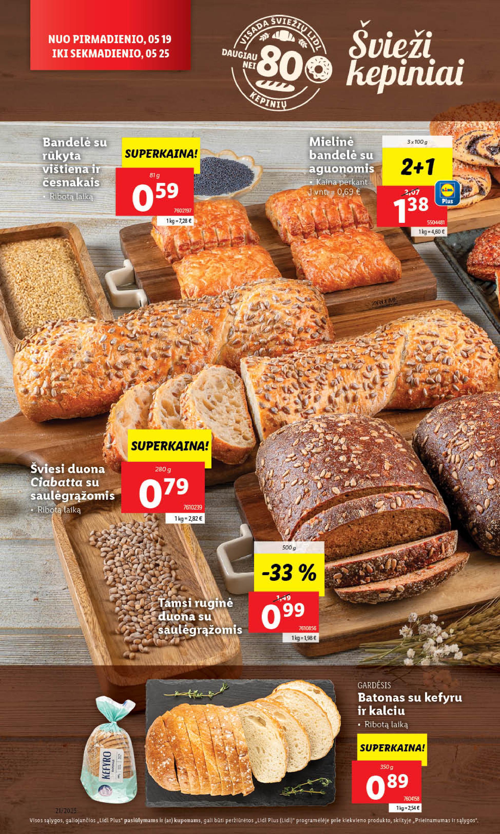 Naujausias LIDL kaininis katalogas 2025.05.19 - 2025.05.25