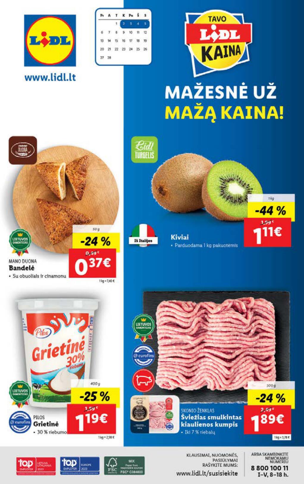 Naujausias LIDL kaininis katalogas 2023.01.30 - 2023.02.05