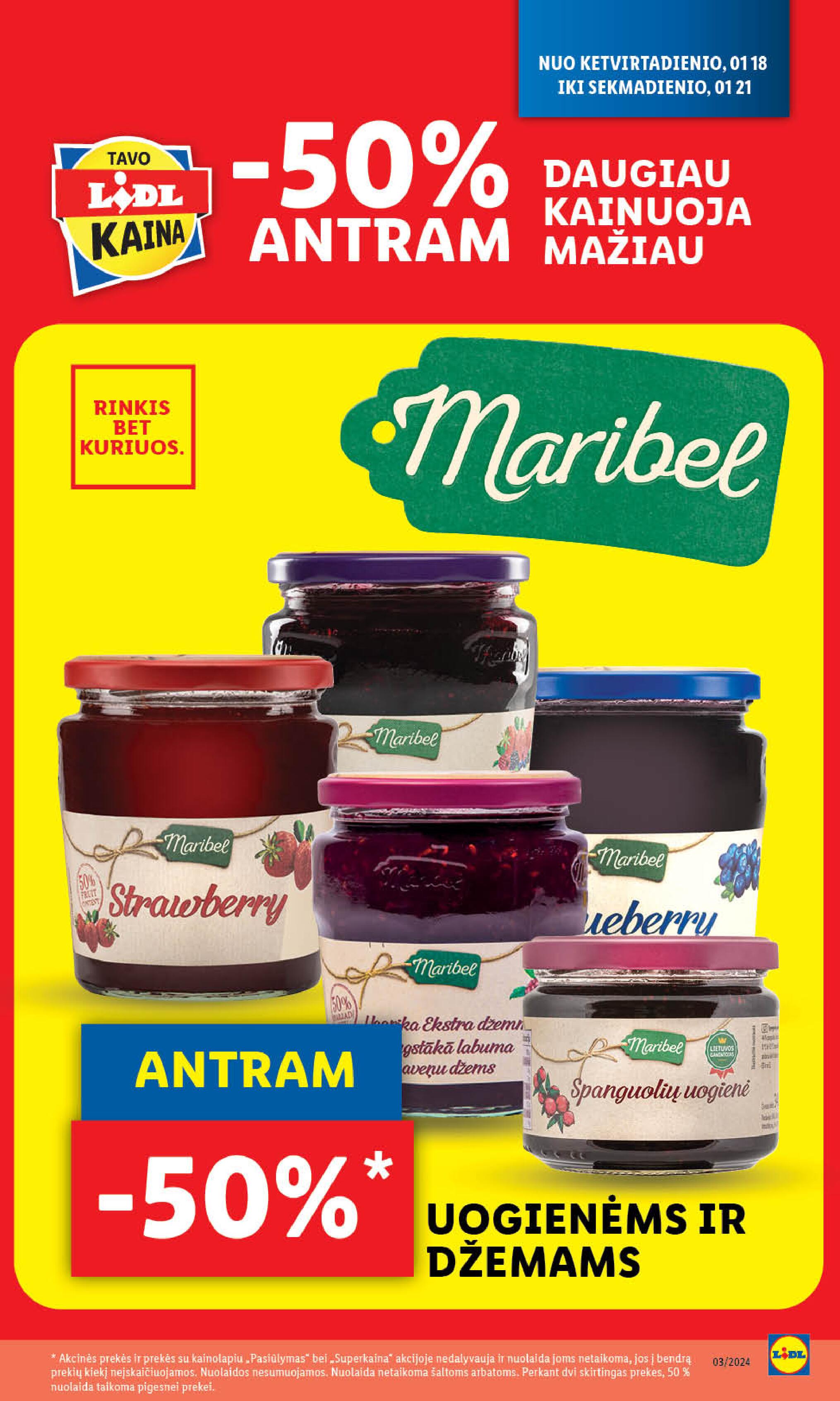 Naujausias LIDL kaininis katalogas 2024.01.15 - 2024.01.21