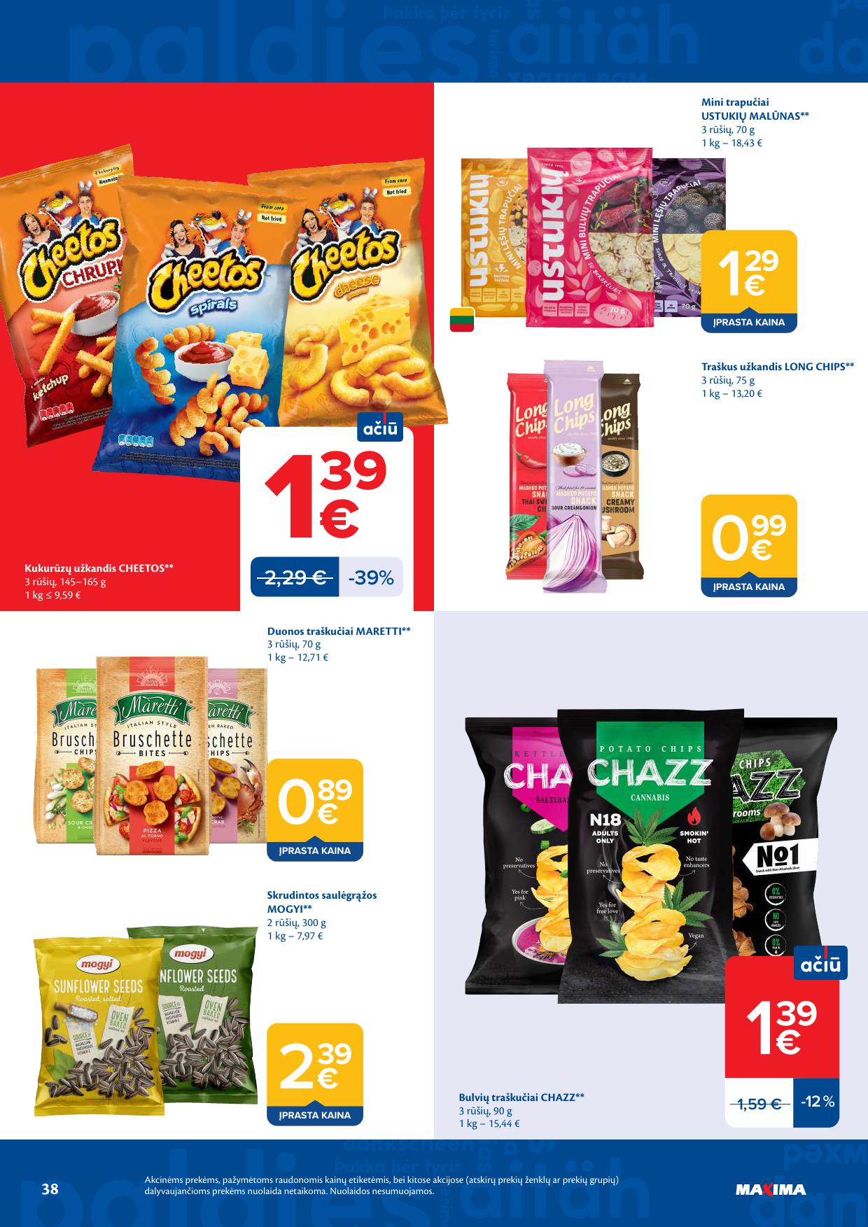 Naujausias MAXIMA kaininis katalogas 2026.04.21 - 2026.04.27