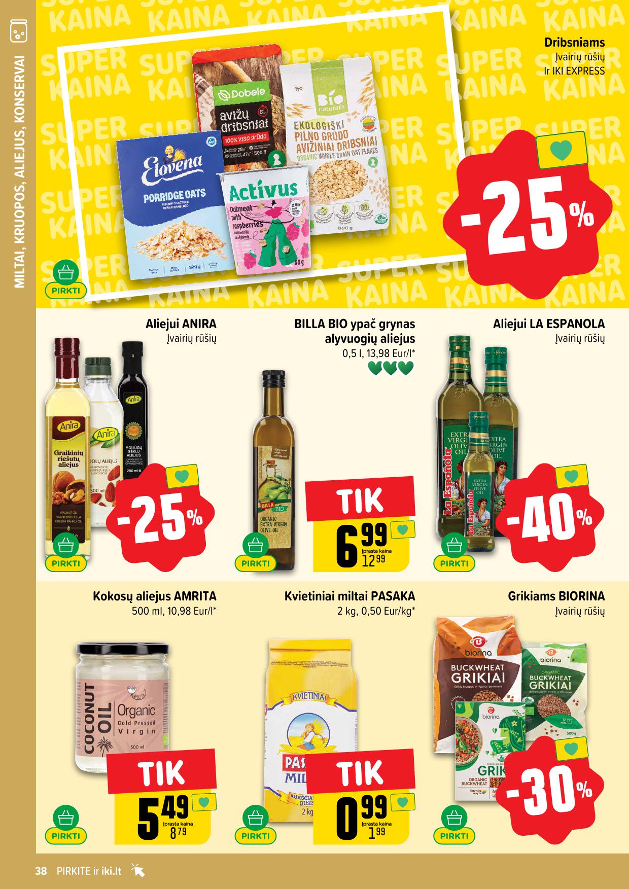 Naujausias IKI kaininis katalogas 2026.01.12 - 2026.01.18