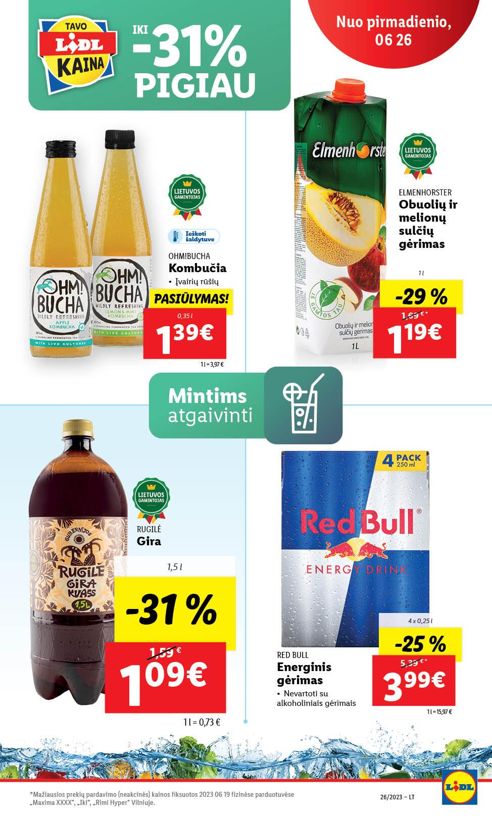 Naujausias LIDL kaininis katalogas 2023.06.26 - 2023.07.02
