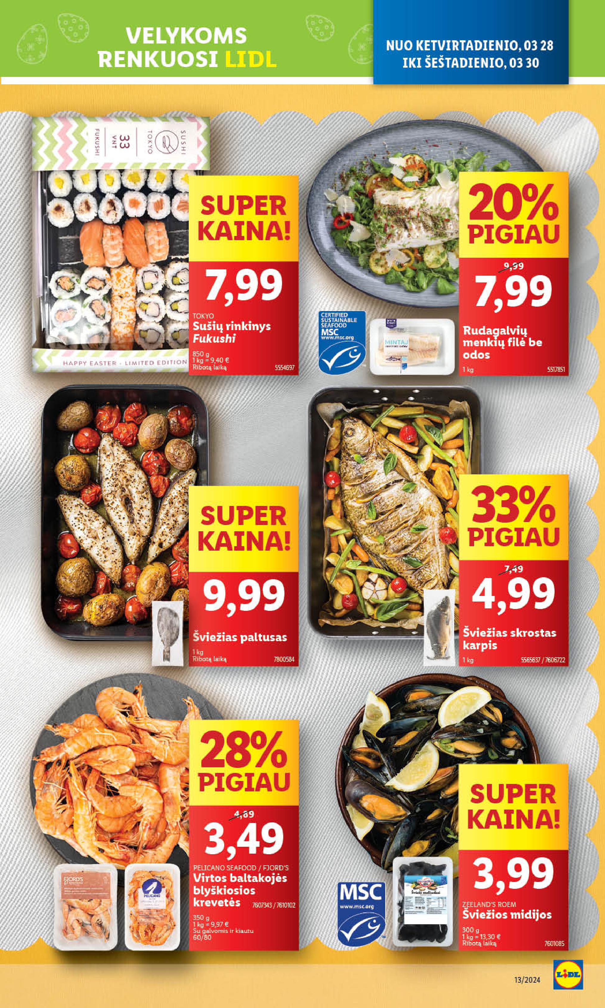 Naujausias LIDL kaininis katalogas 2024.03.25 - 2024.03.30