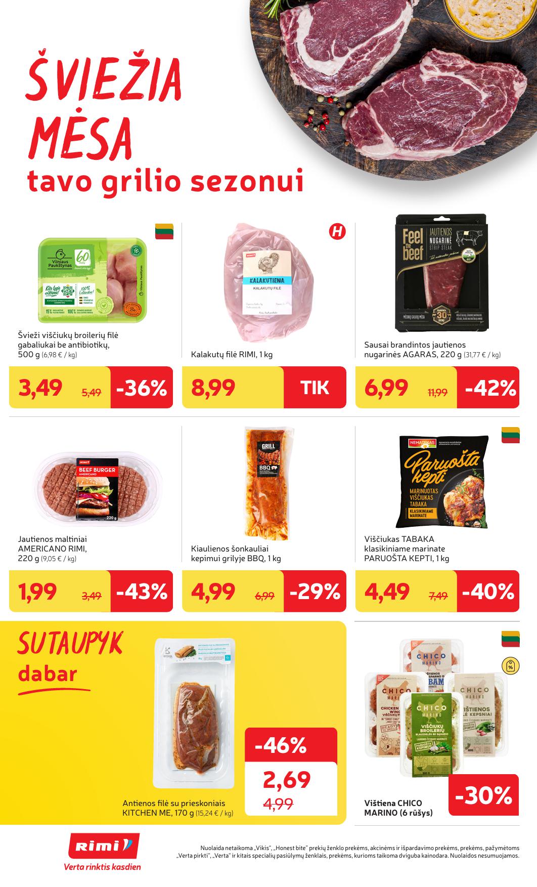 Naujausias RIMI kaininis katalogas 2025.06.17 - 2025.06.23