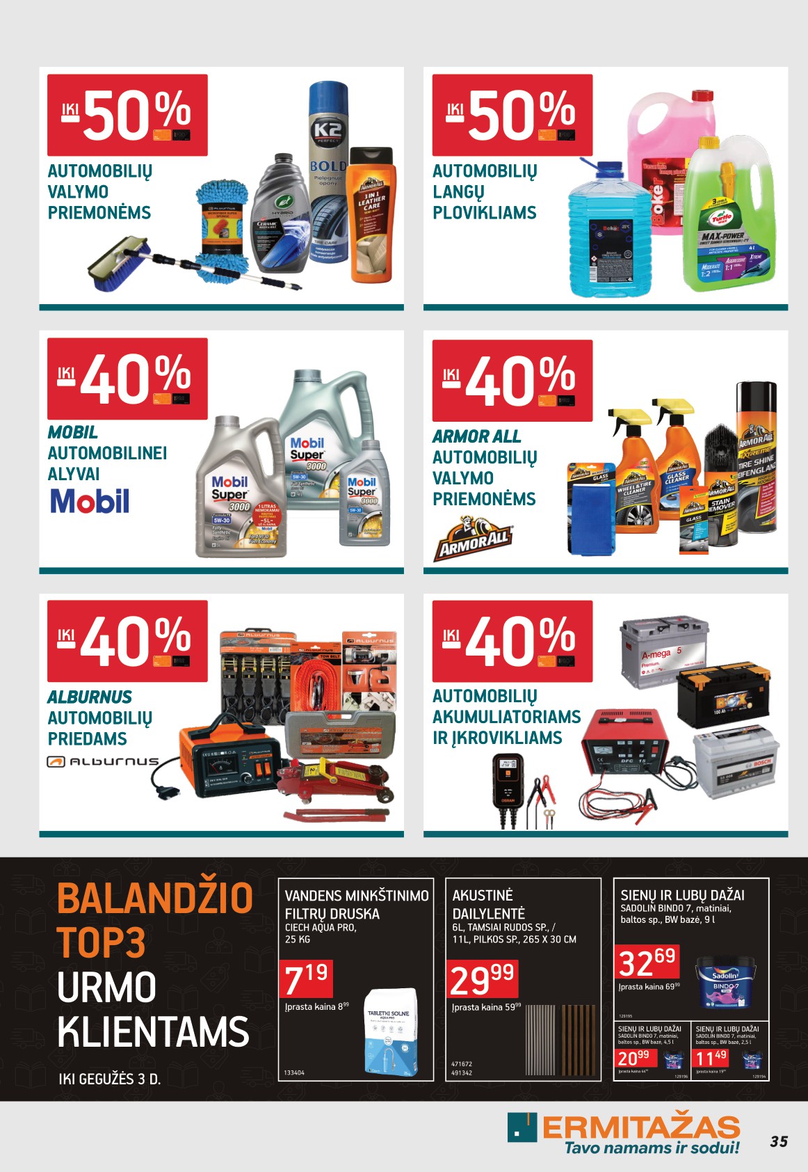 ERMITAŽAS akcijų ir nuolaidų leidinys 2026.04.01 - 2026.05.03