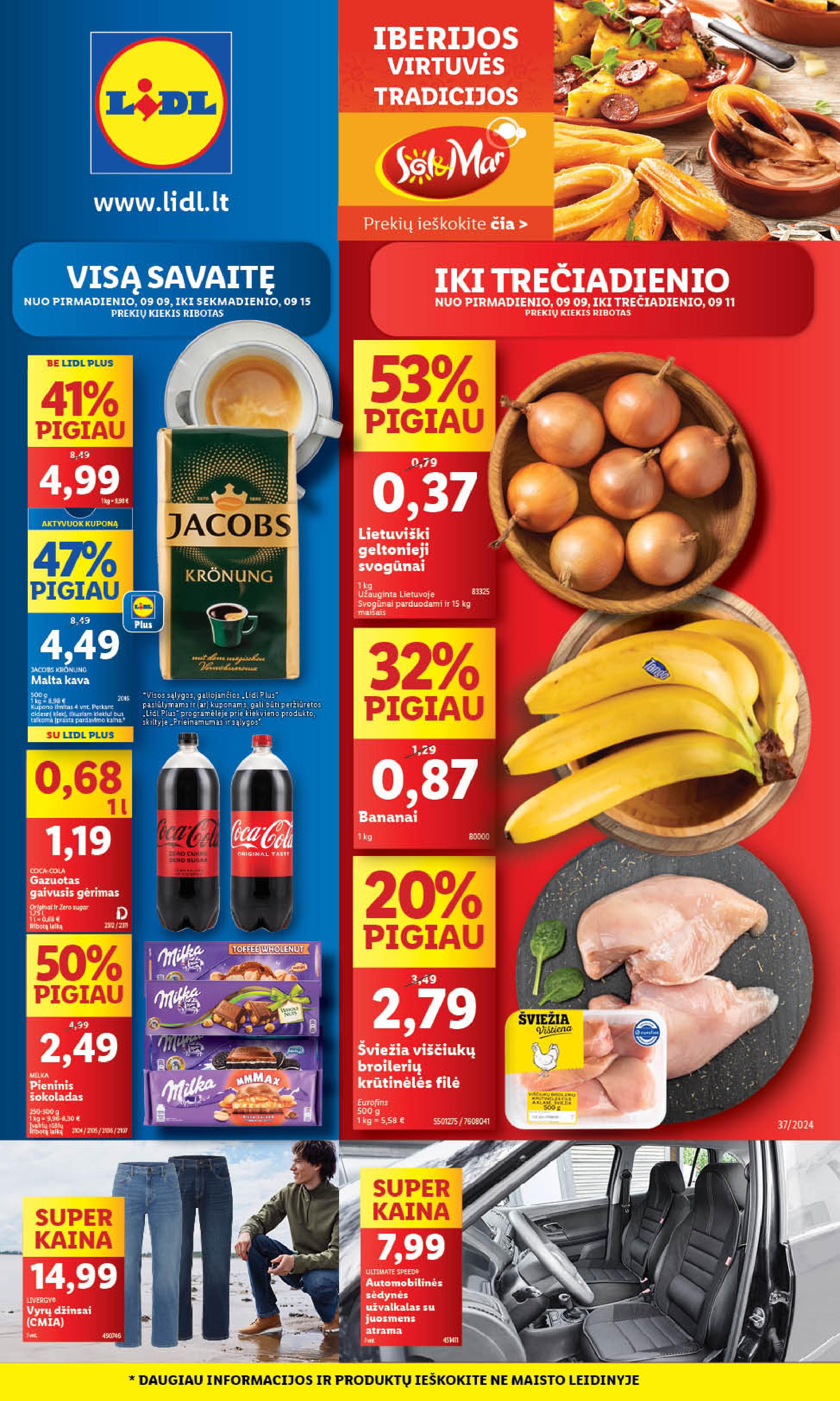 Naujausias LIDL kaininis katalogas 2024.09.09 - 2024.09.15