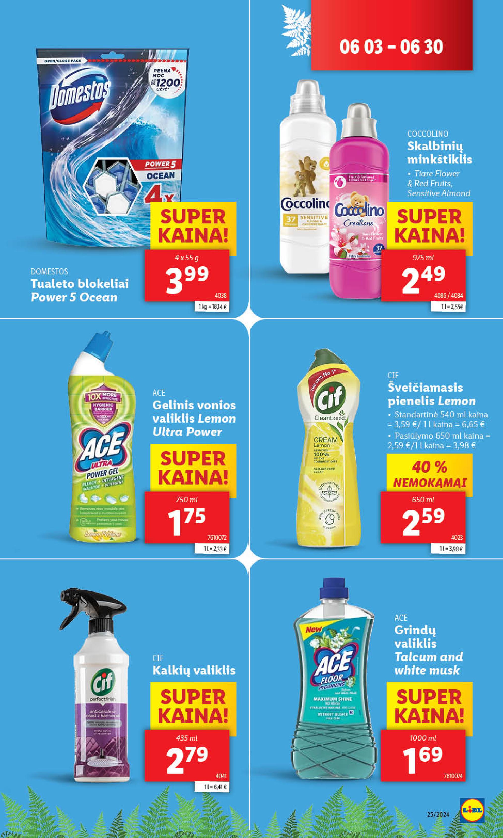 Naujausias LIDL kaininis katalogas 2024.06.17 - 2024.06.23