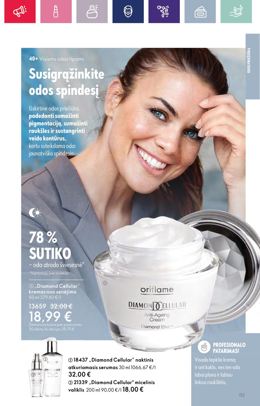 Naujas ORIFLAME katalogas galioja 2023.09.13 - 2023.10.03