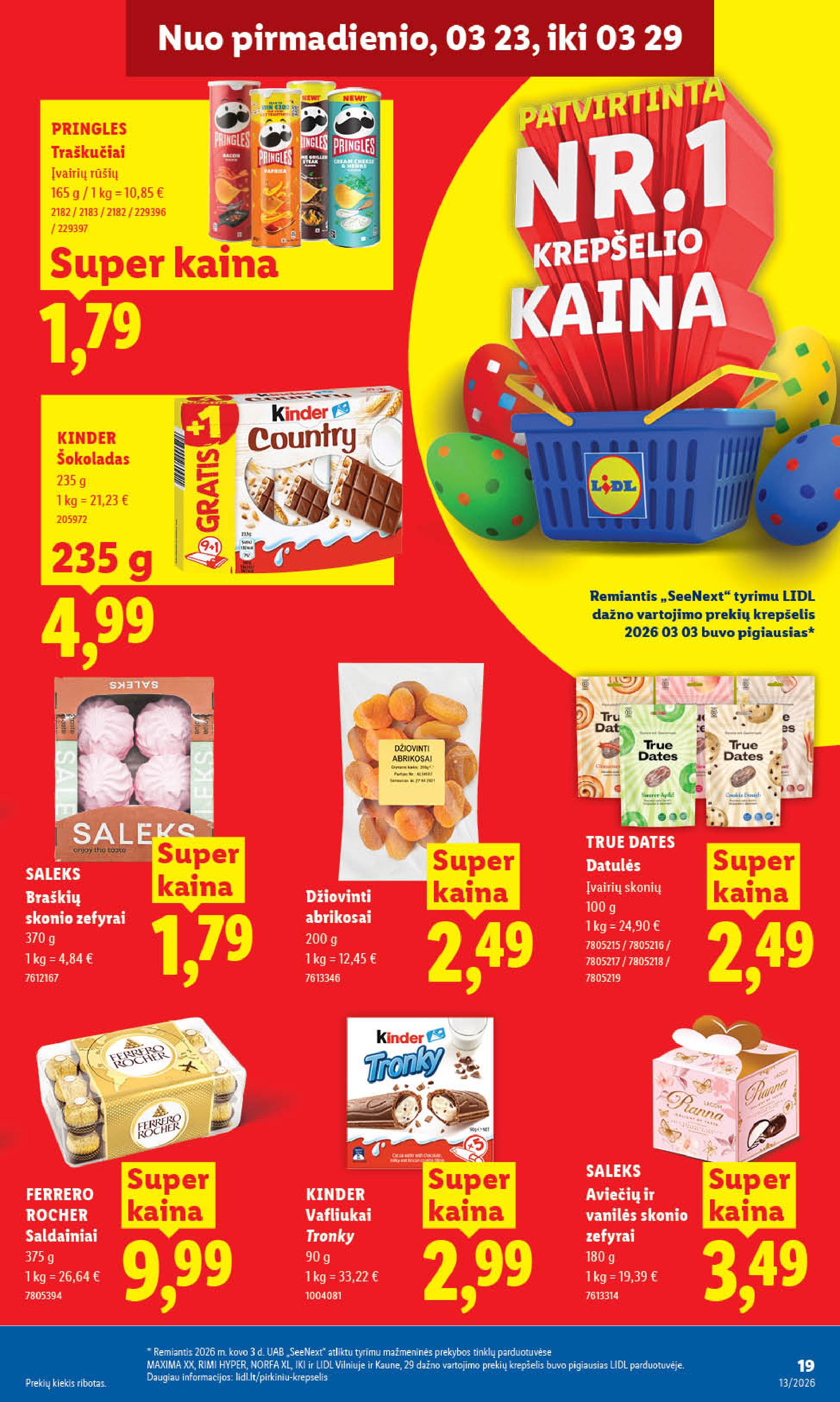 Naujausias LIDL kaininis katalogas 2026.03.23 - 2026.03.29