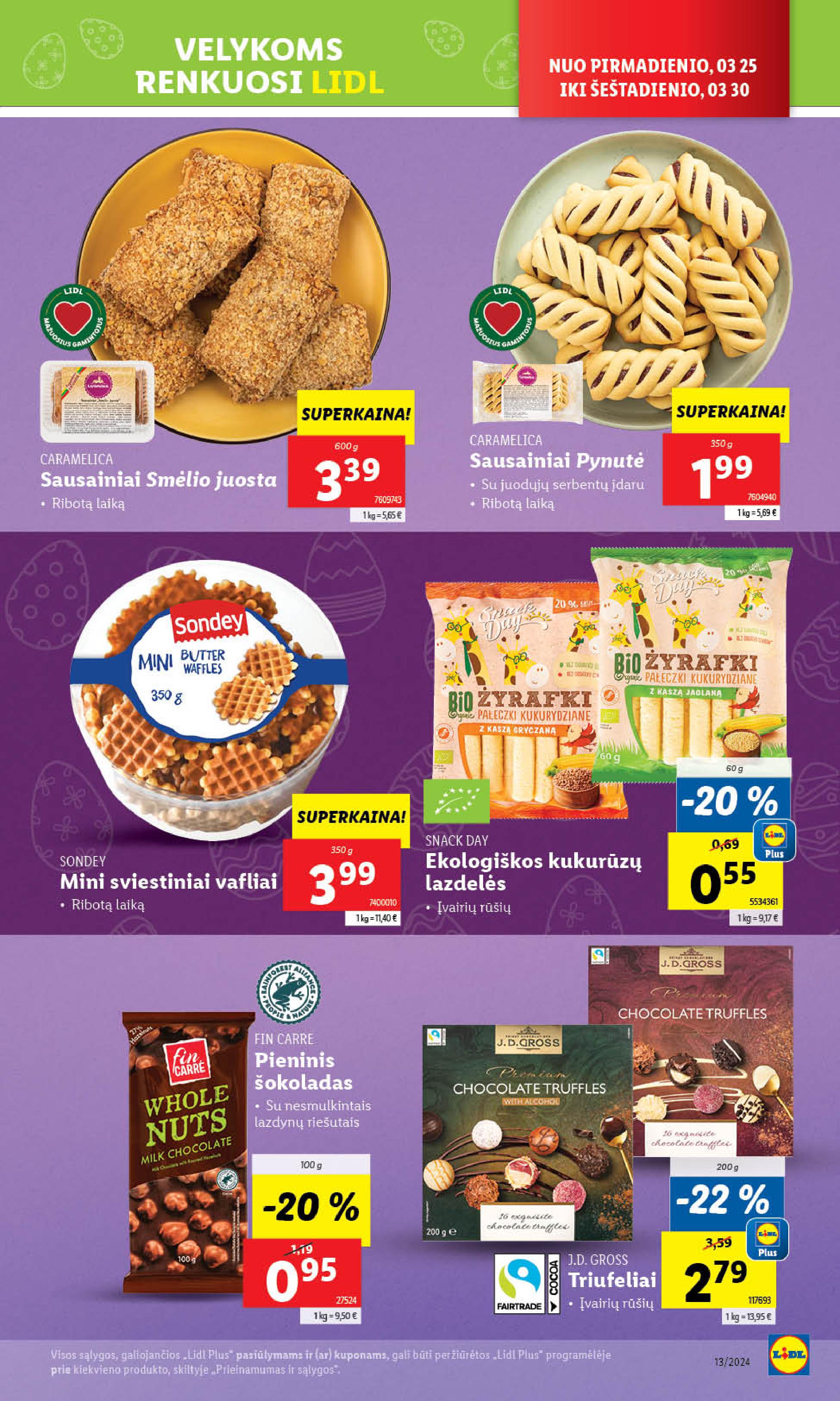 Naujausias LIDL kaininis katalogas 2024.03.25 - 2024.03.30