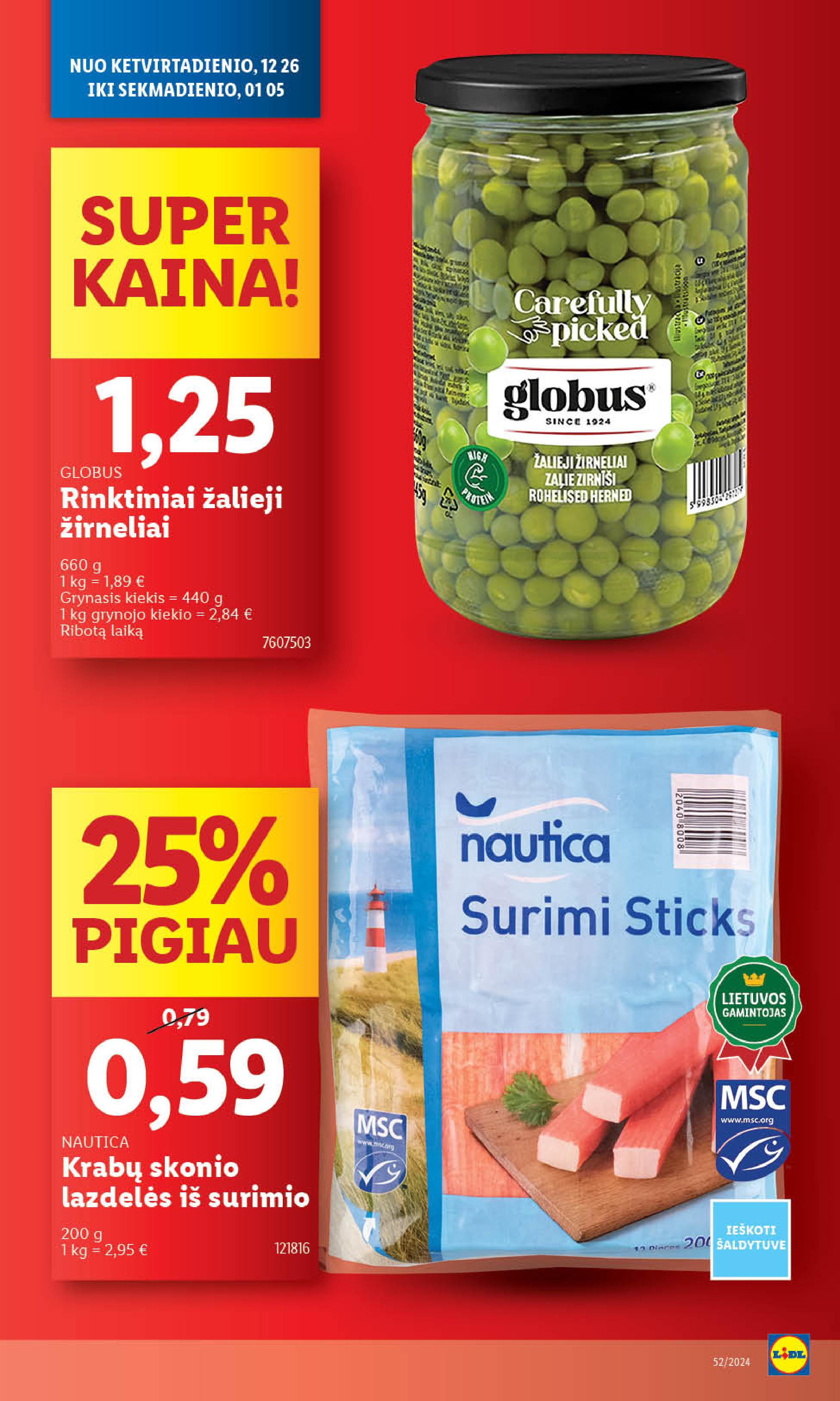 Naujausias LIDL kaininis katalogas 2024.12.26 - 2024.12.31
