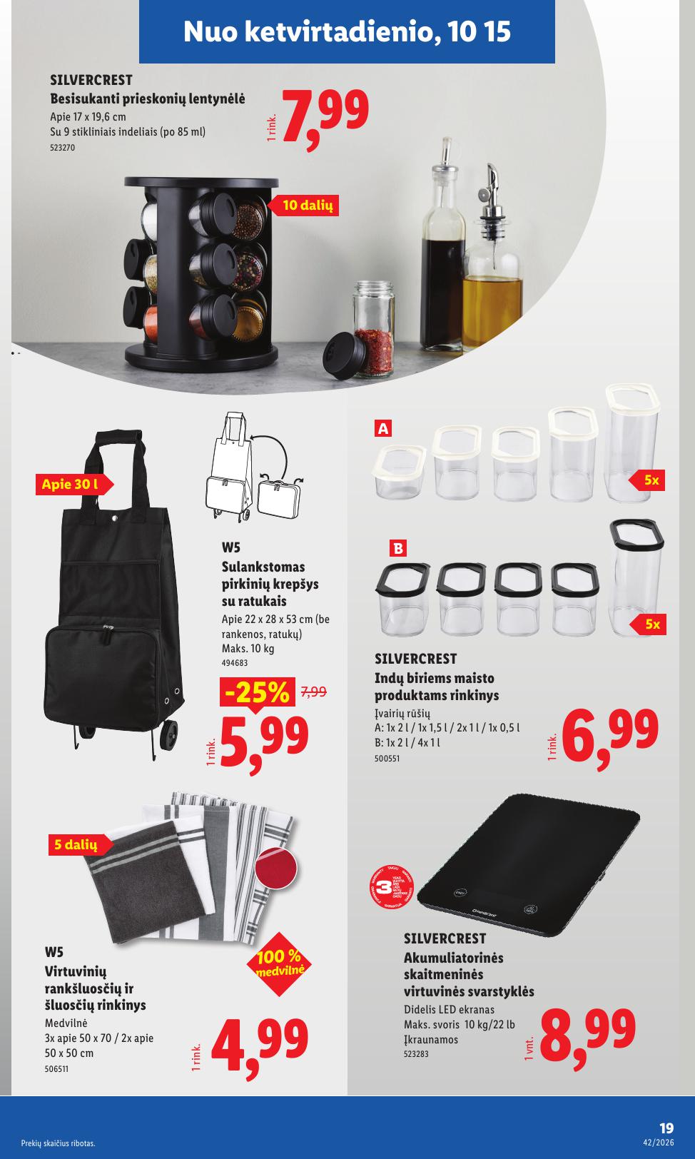 LIDL ne maisto prekių leidinys 2026.10.12 - 2026.10.18