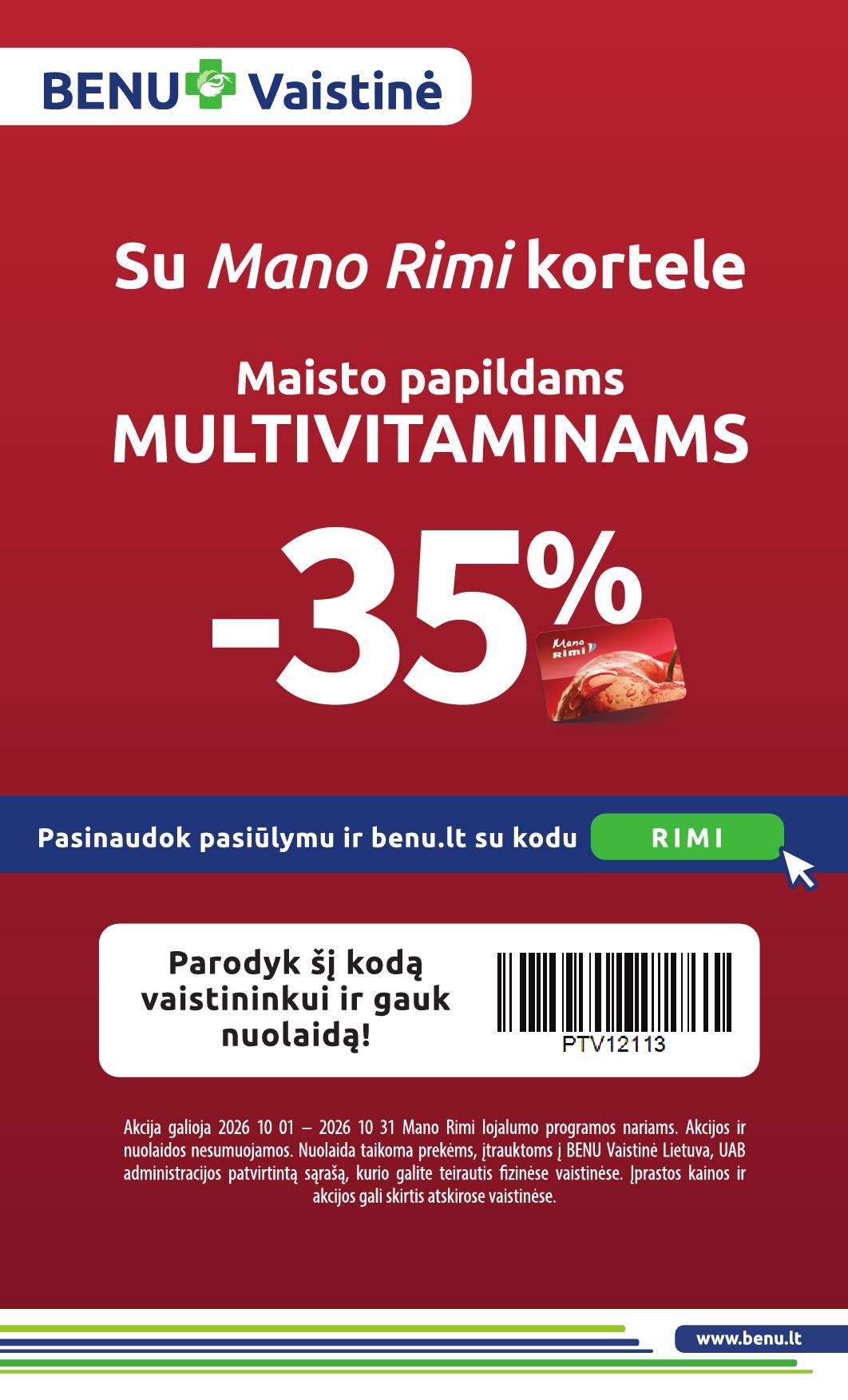 Naujausias RIMI kaininis katalogas 2026.10.13 - 2026.10.19