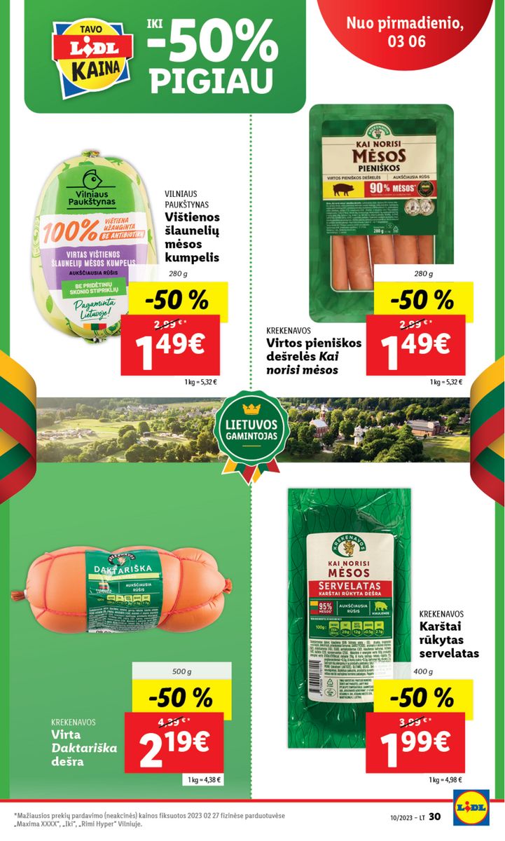 Naujausias LIDL kaininis katalogas 2023.03.06 - 2023.03.12