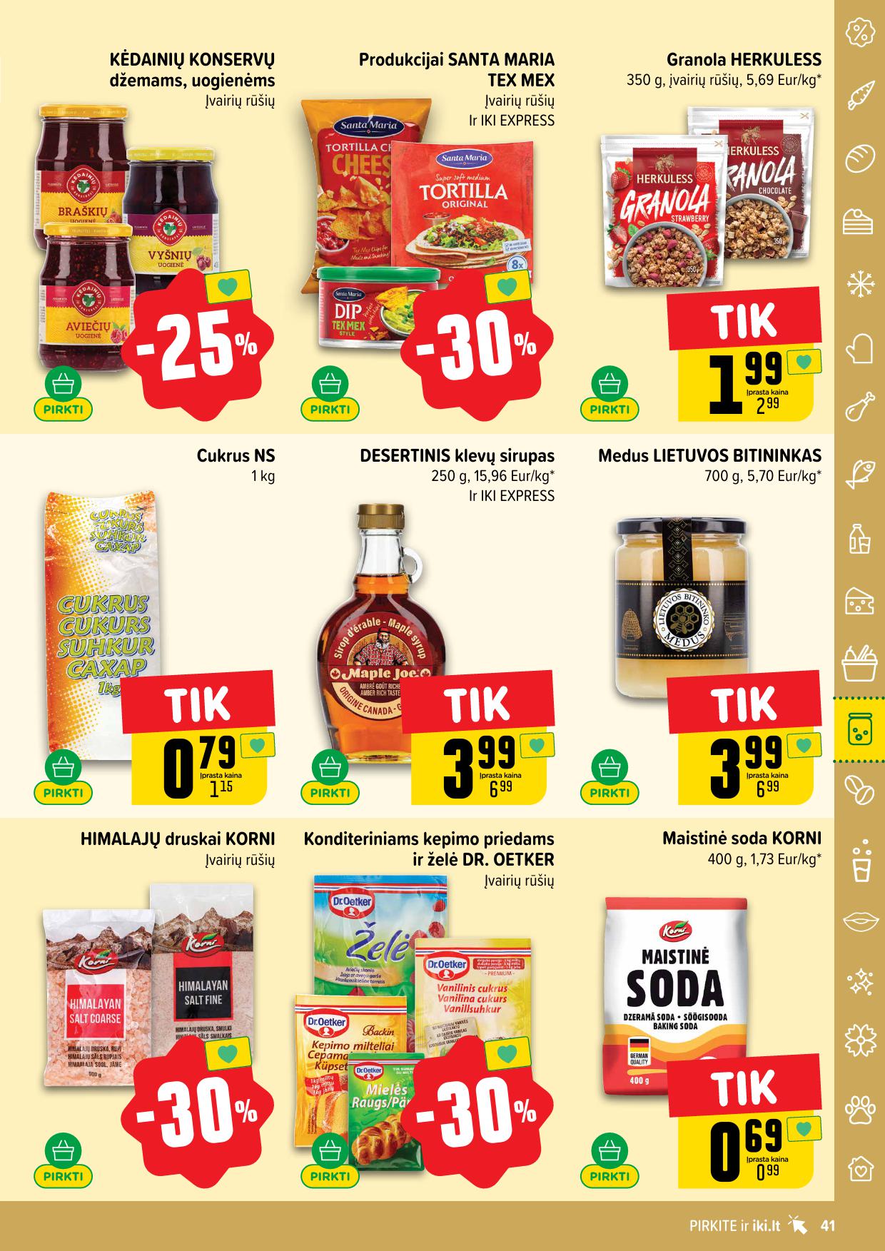 IKI SAVAITĖLĖ akcijų ir nuolaidų leidinys Nr.31 2025.07.28 - 2025.08.03