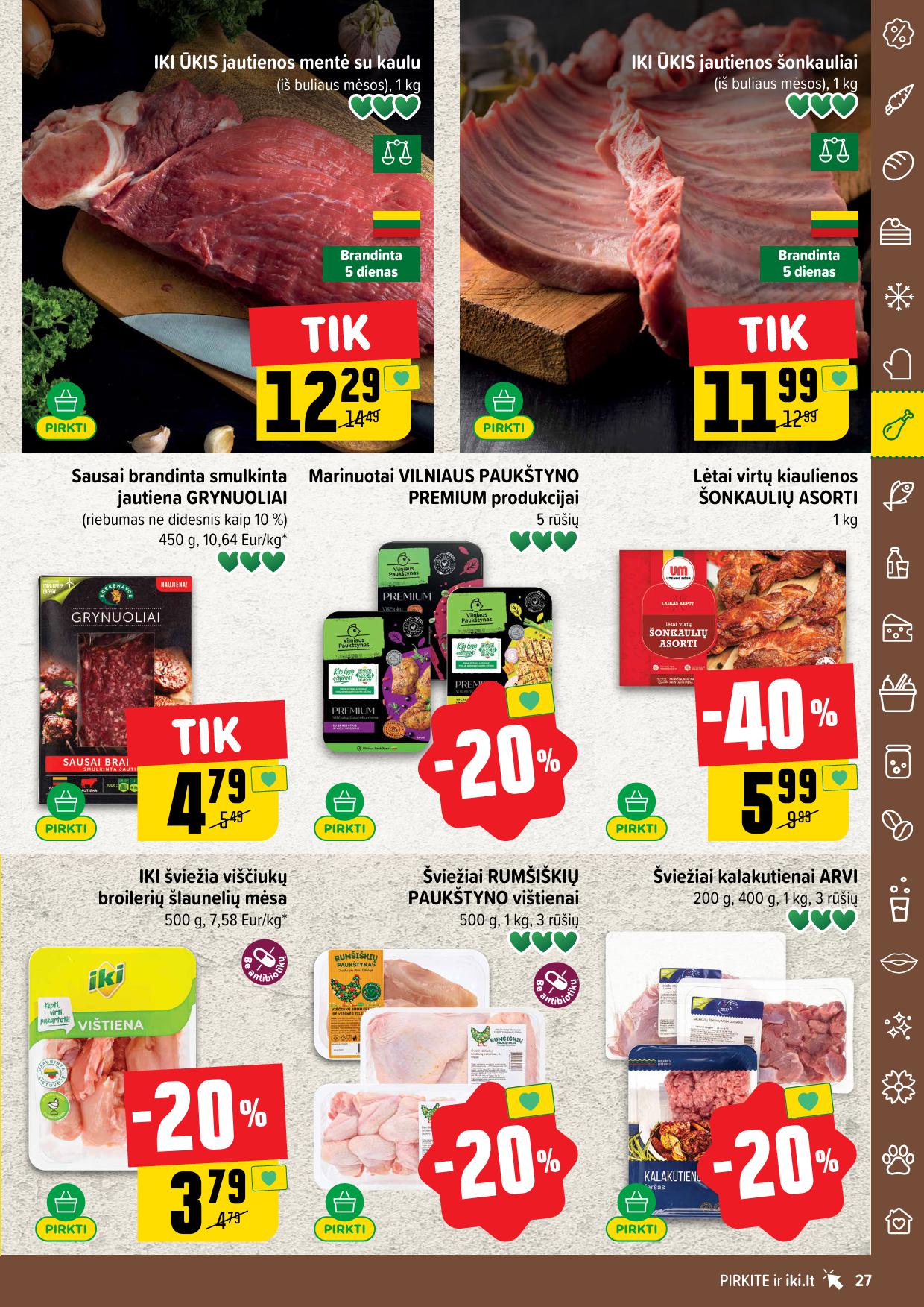 Naujausias IKI kaininis katalogas 2026.02.09 - 2026.02.15