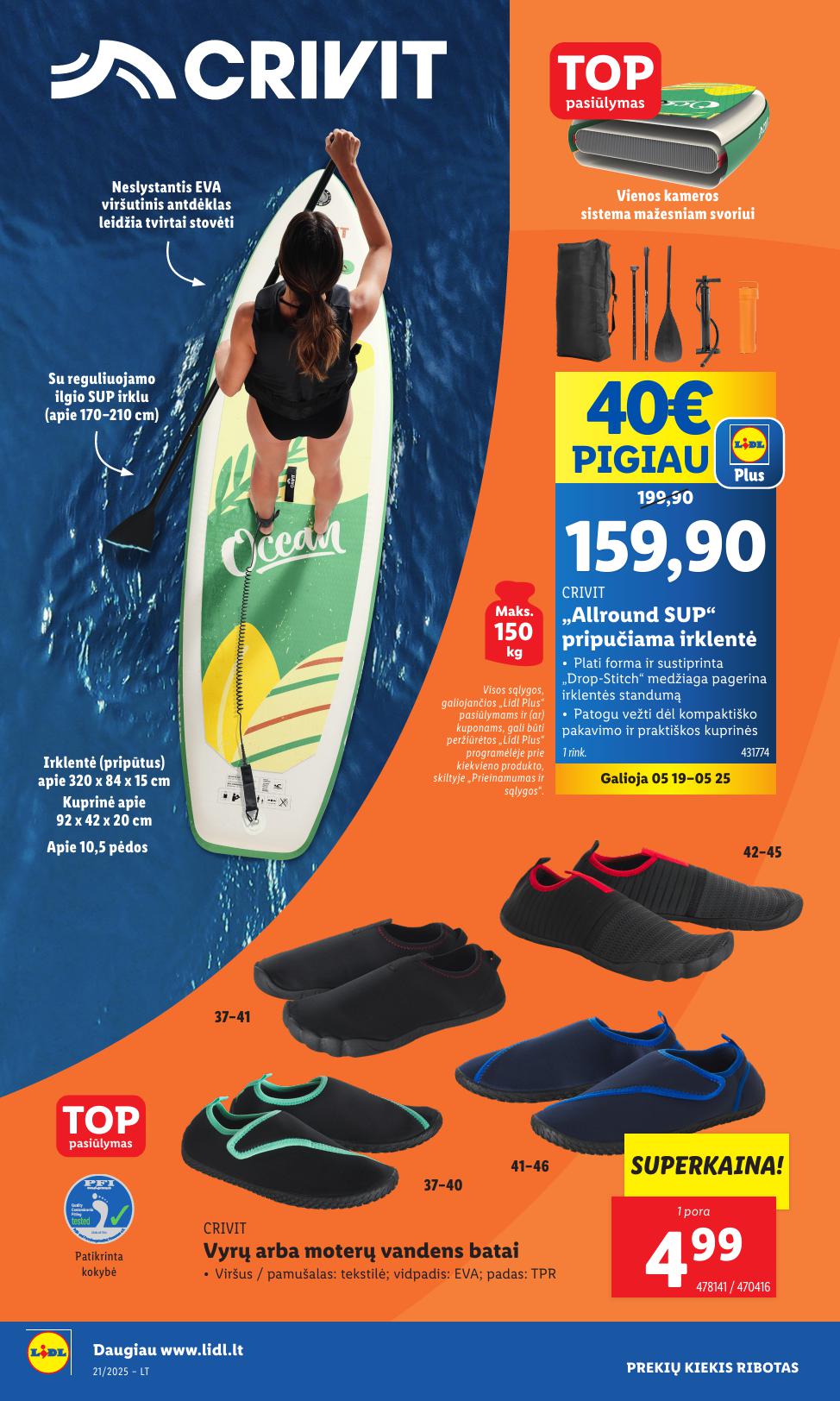 LIDL ne maisto prekių leidinys 2025.05.19 - 2025.05.25