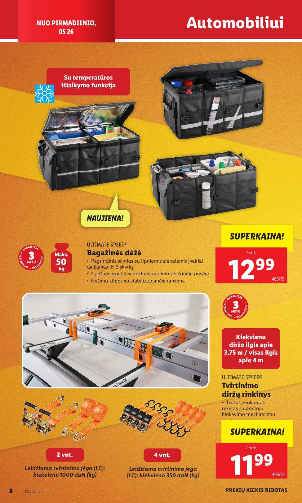LIDL ne maisto prekių leidinys 2025.05.26 - 2025.06.01