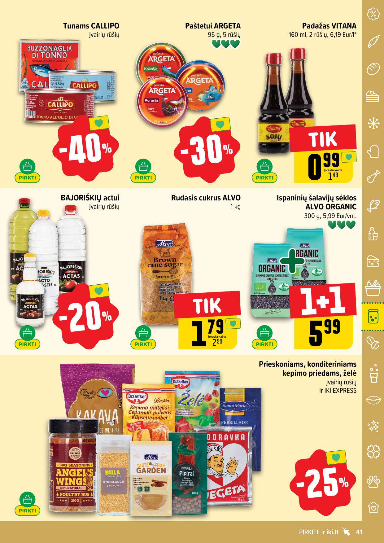 Naujausias IKI kaininis katalogas 2026.01.12 - 2026.01.18