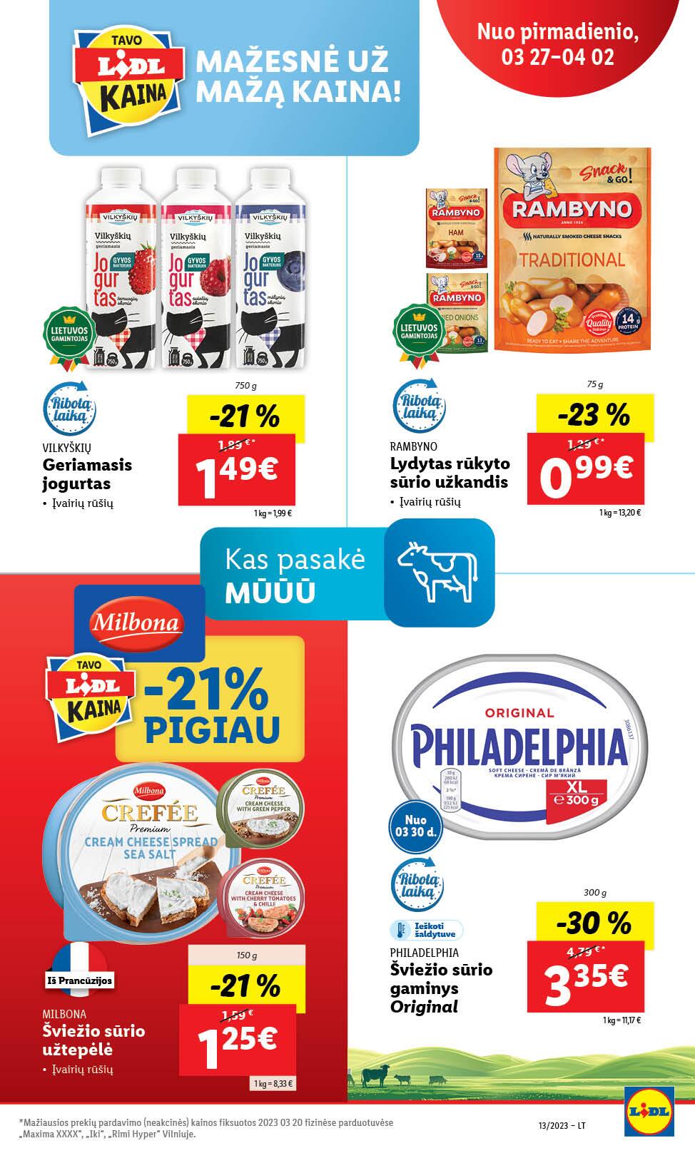 Naujausias LIDL kaininis katalogas 2023.03.16 - 2023.04.02