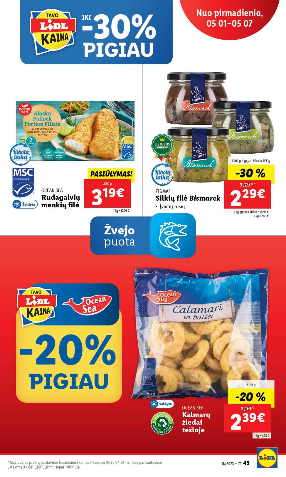 Naujausias LIDL kaininis katalogas 2023.05.01 - 2023.05.07