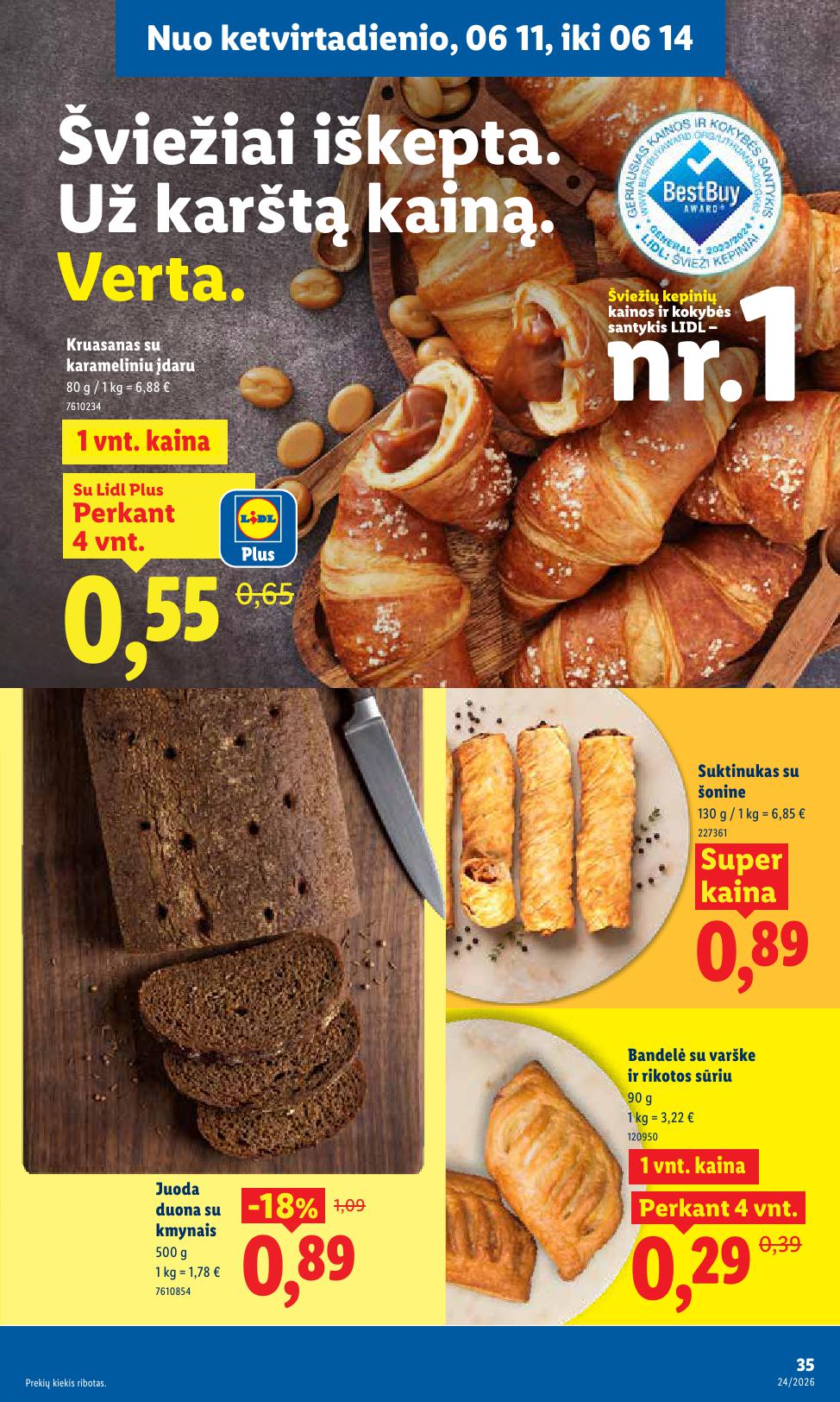 Naujausias LIDL kaininis katalogas 2026.06.08 - 2026.06.14