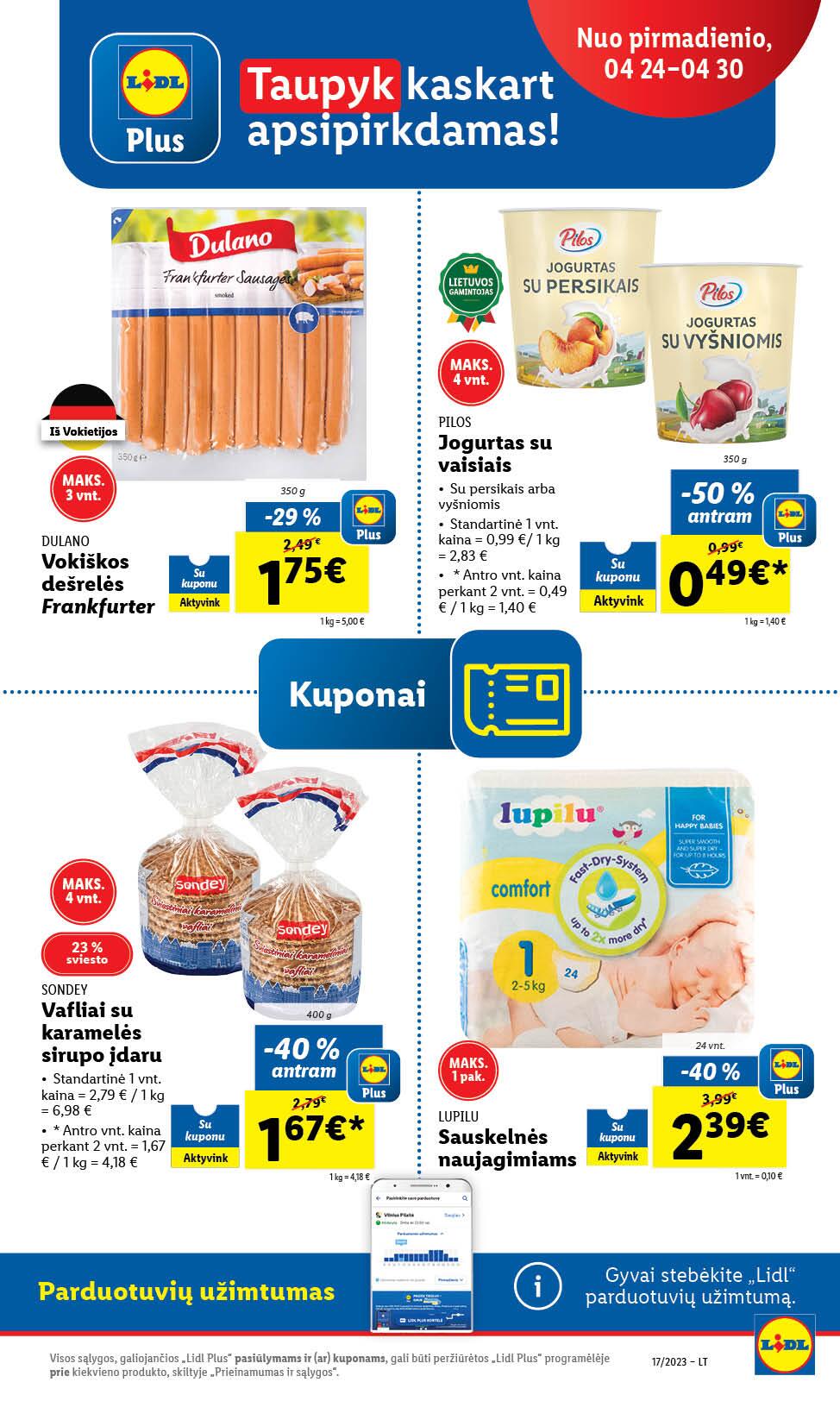Naujausias LIDL kaininis katalogas 2023.04.24 - 2023.04.30