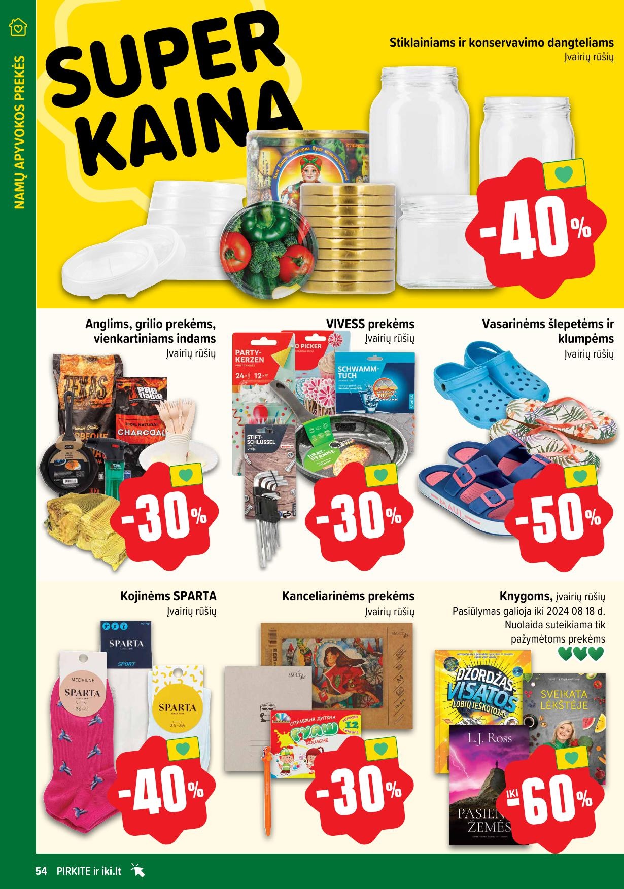Naujausias IKI kaininis katalogas 2024.07.22 - 2024.07.28