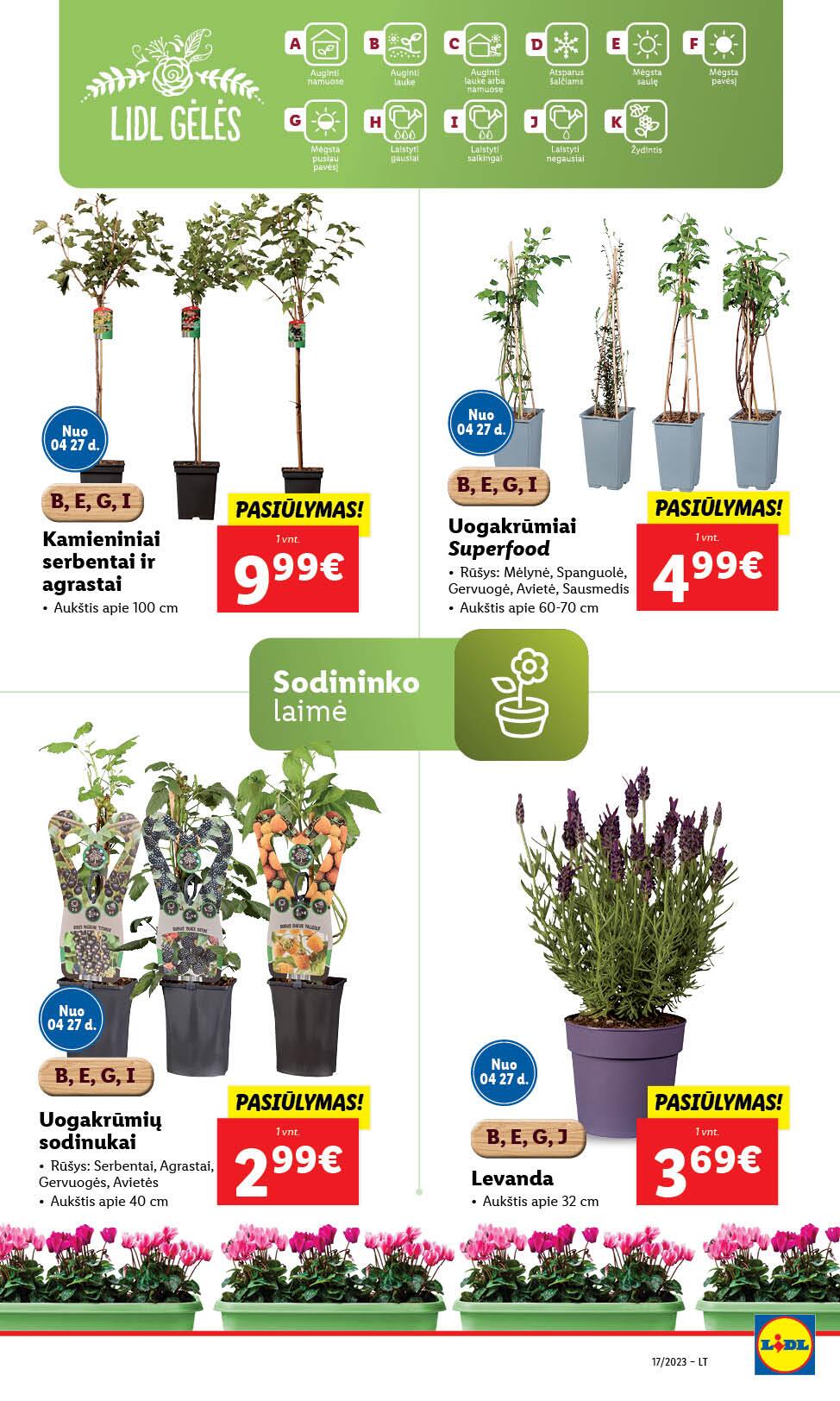 Naujausias LIDL kaininis katalogas 2023.04.24 - 2023.04.30